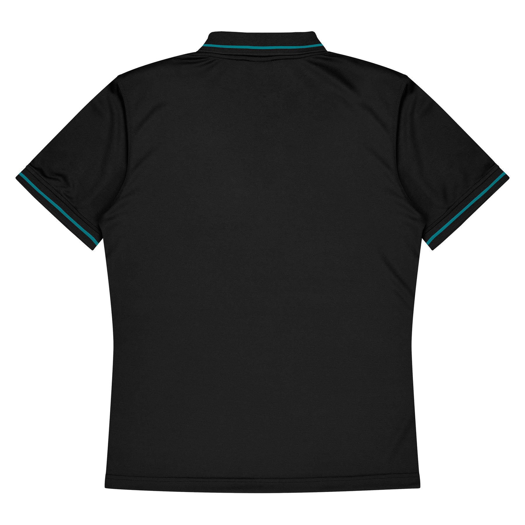 aussie pacific cottesloe mens polo in black teal