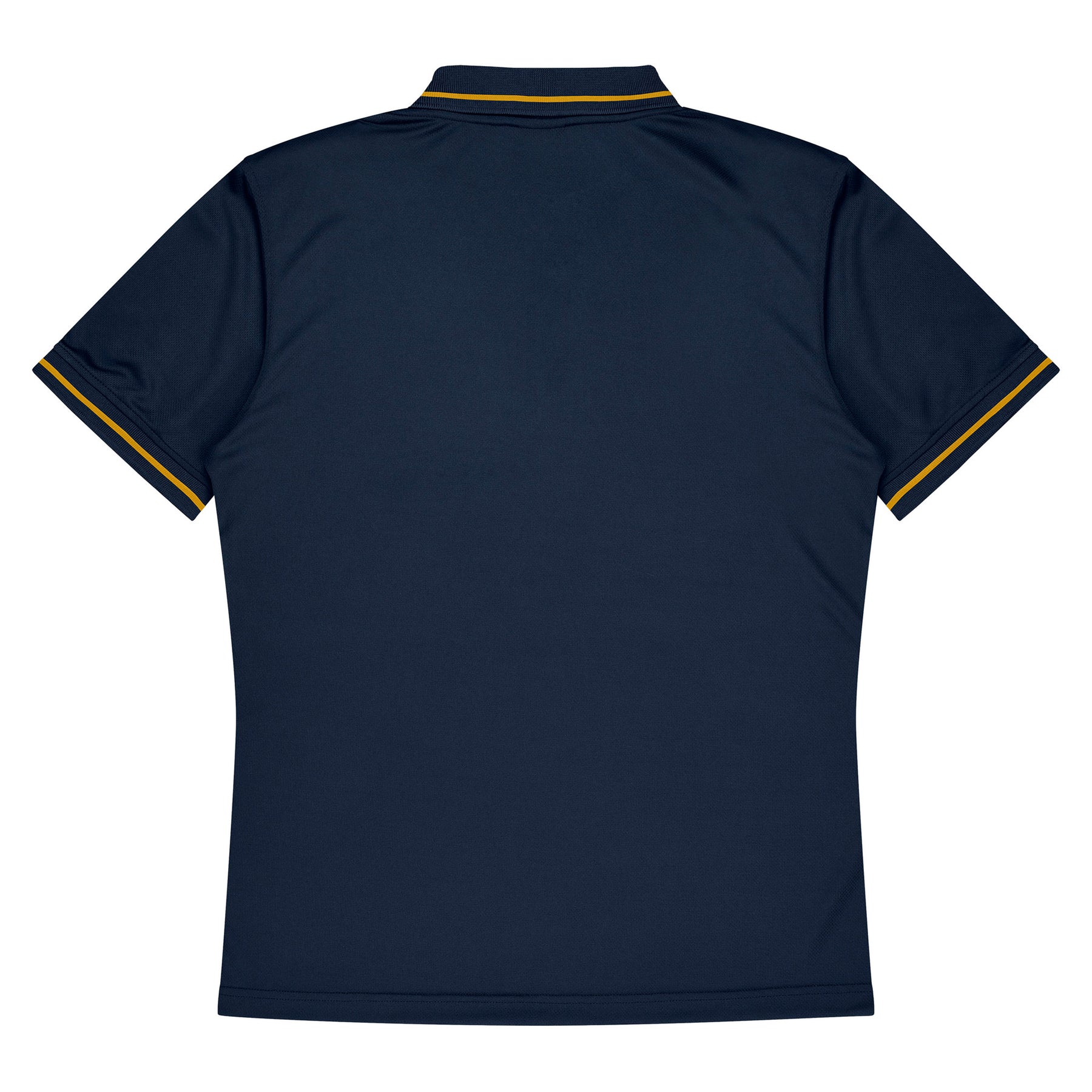 aussie pacific cottesloe mens polo in navy gold