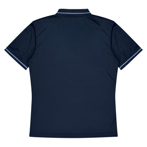 aussie pacific cottesloe mens polo in navy sky