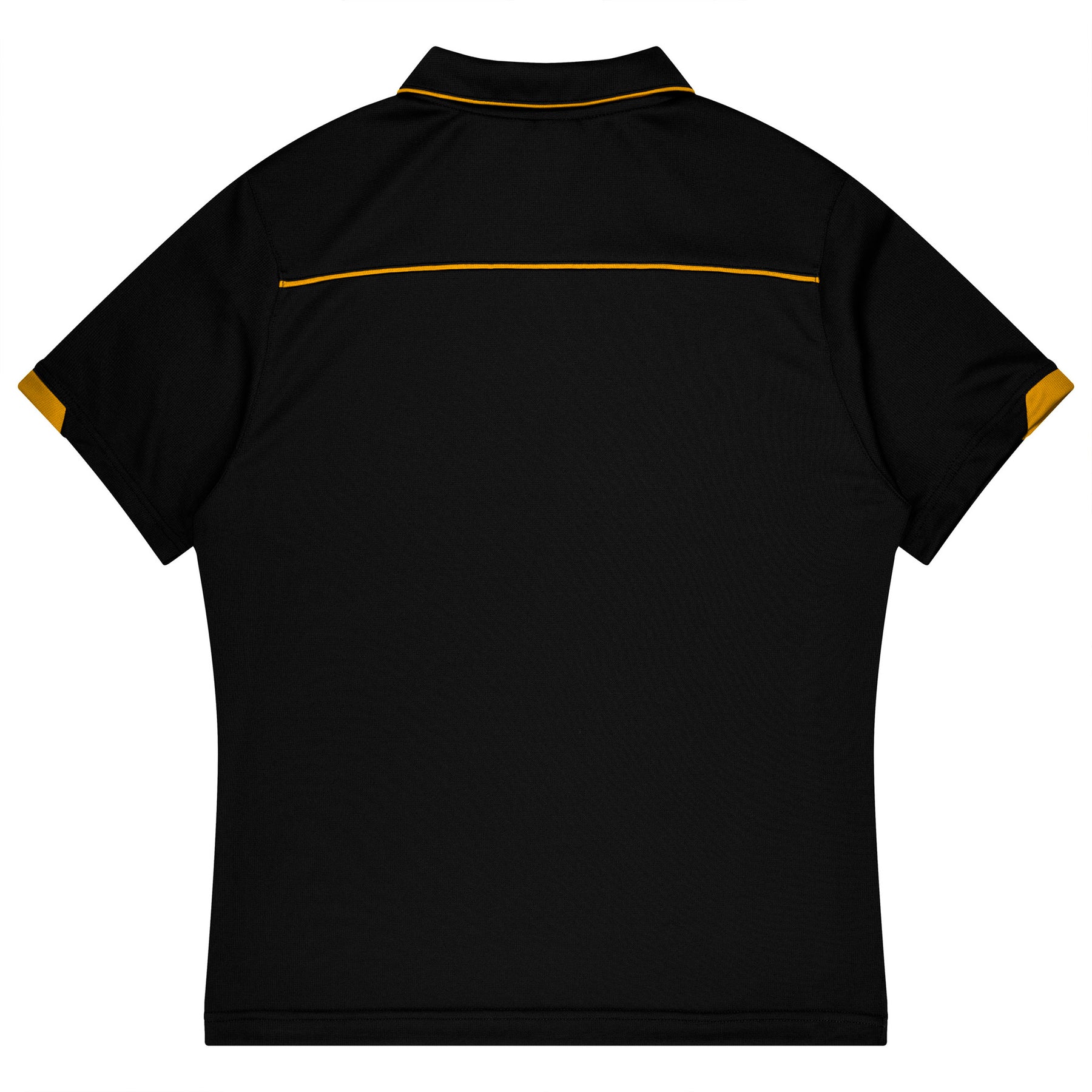 aussie pacific currumbin mens polos in black gold