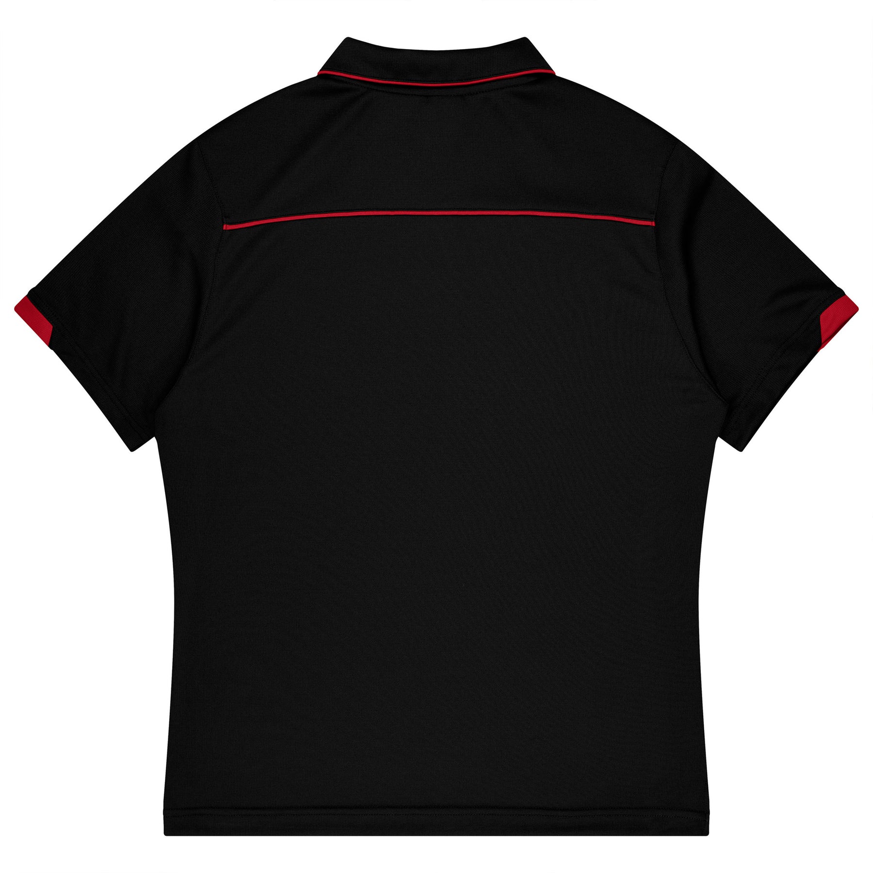 aussie pacific currumbin mens polos in black red