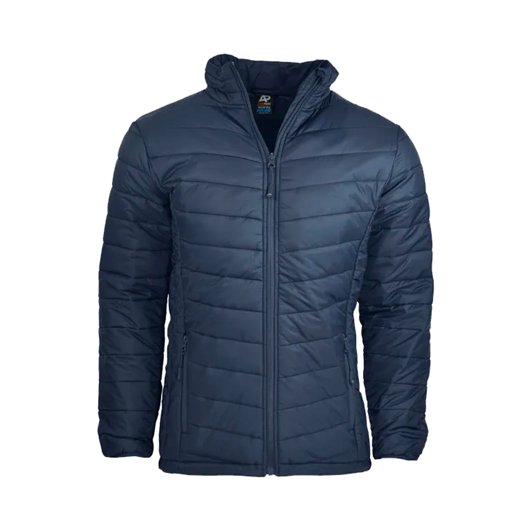 aussie pacific buller puffer jacket in navy