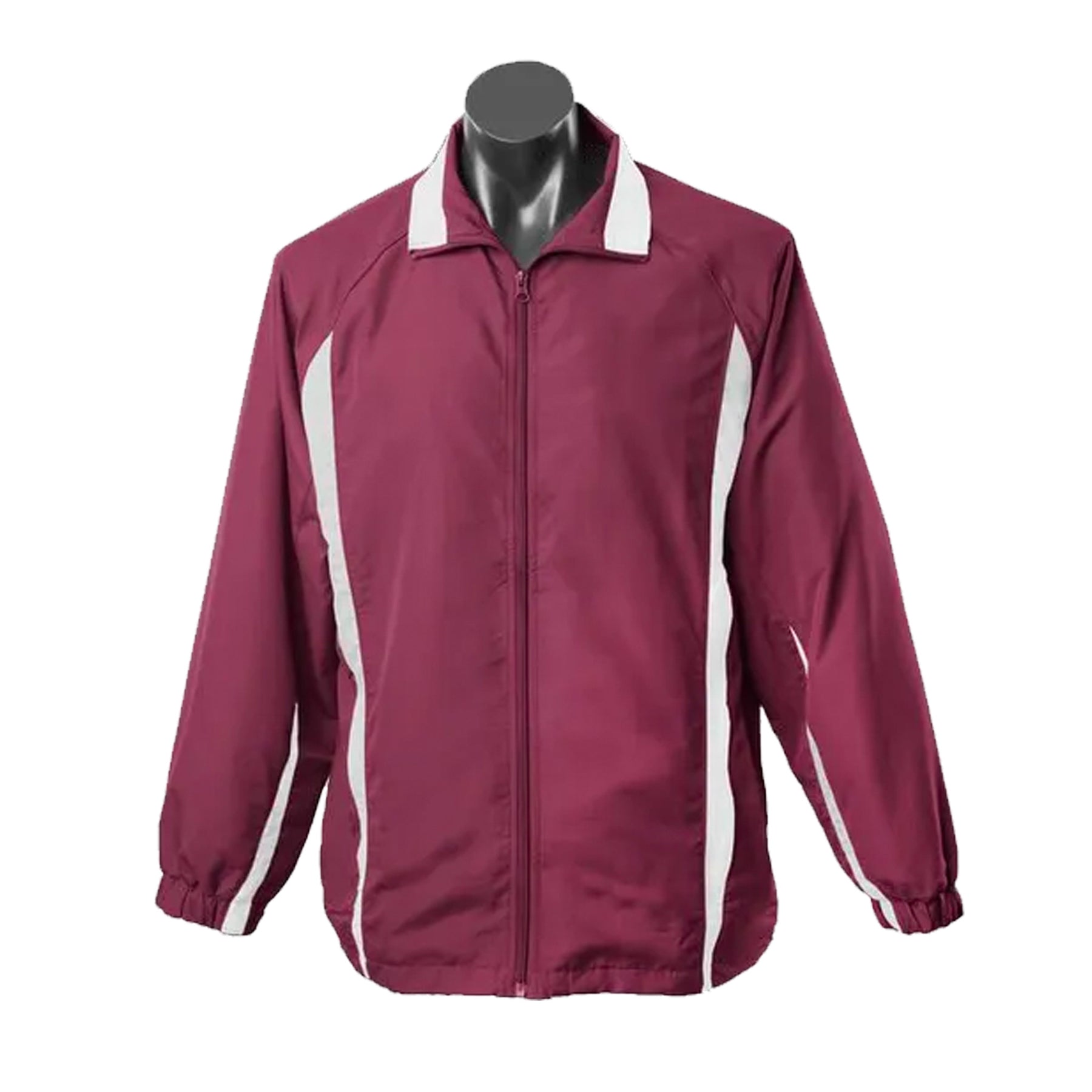 aussie pacific eureka mens tracktops in maroon white