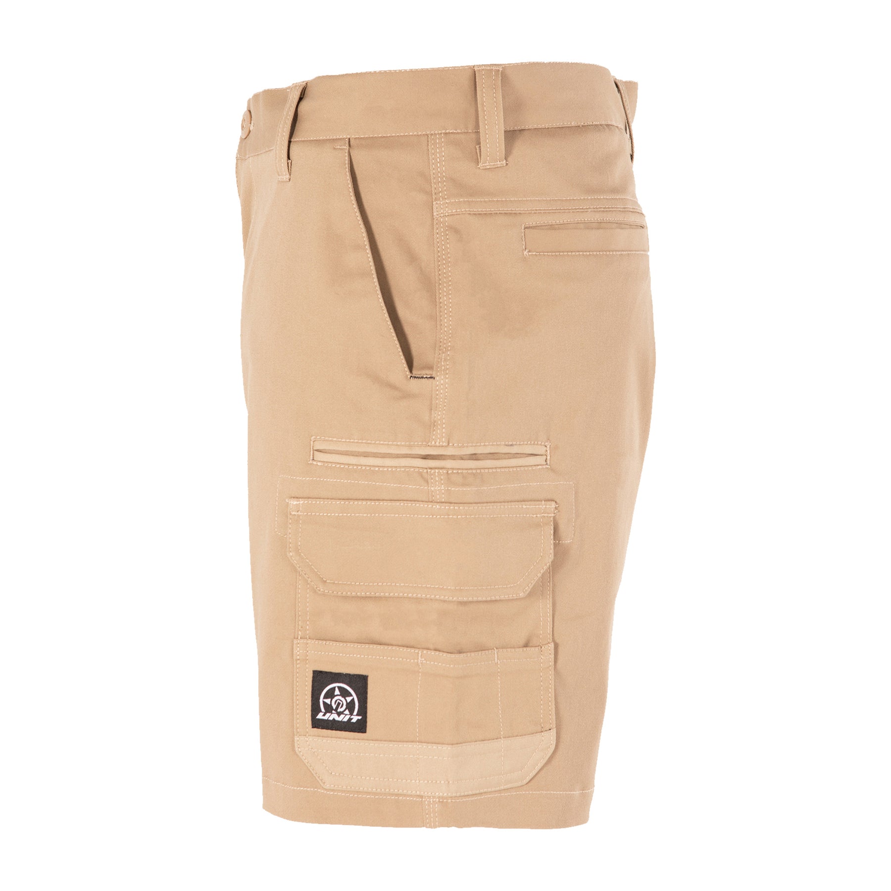 unit workwear demolition work short in khaki