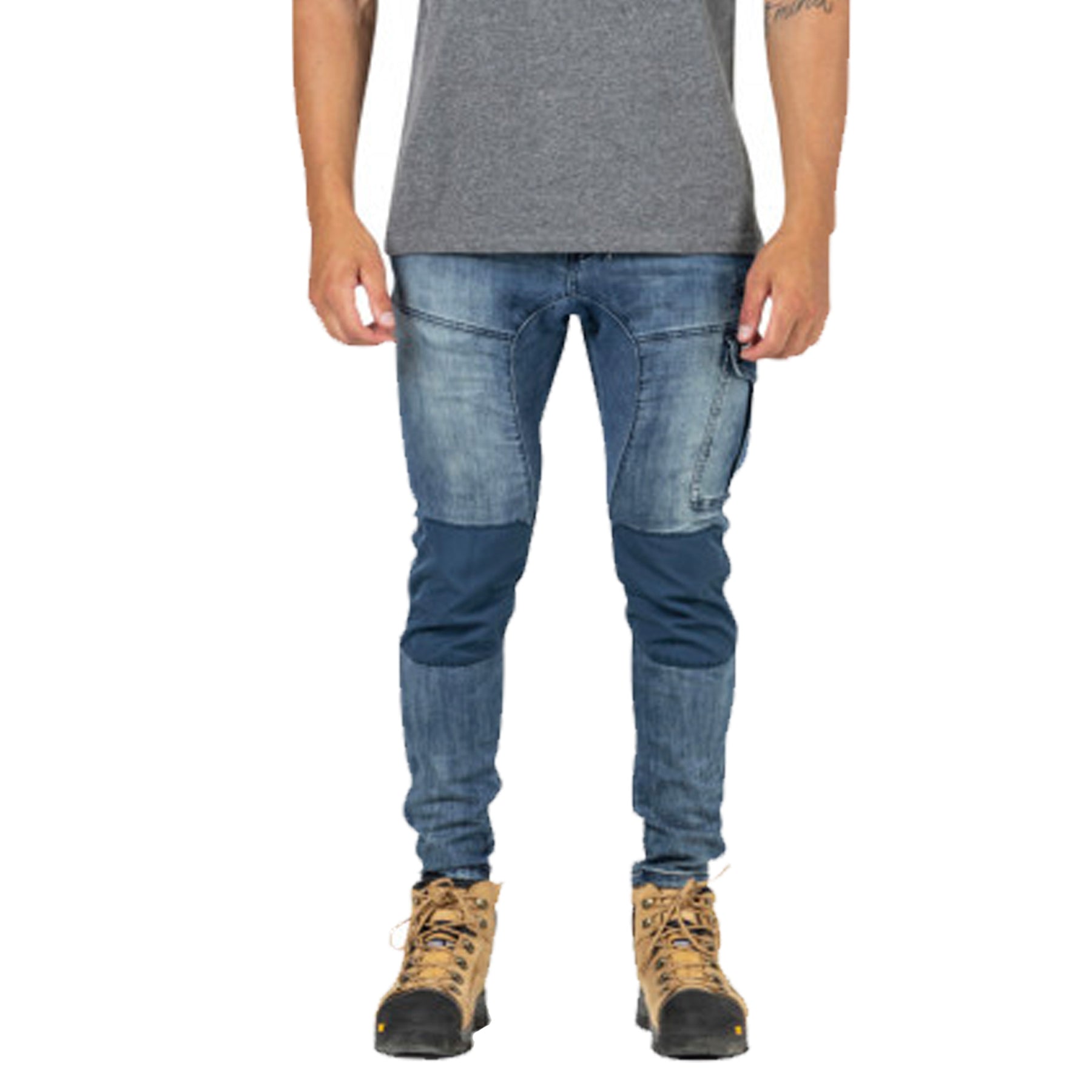 cat workwear mens dynamic pant in denim