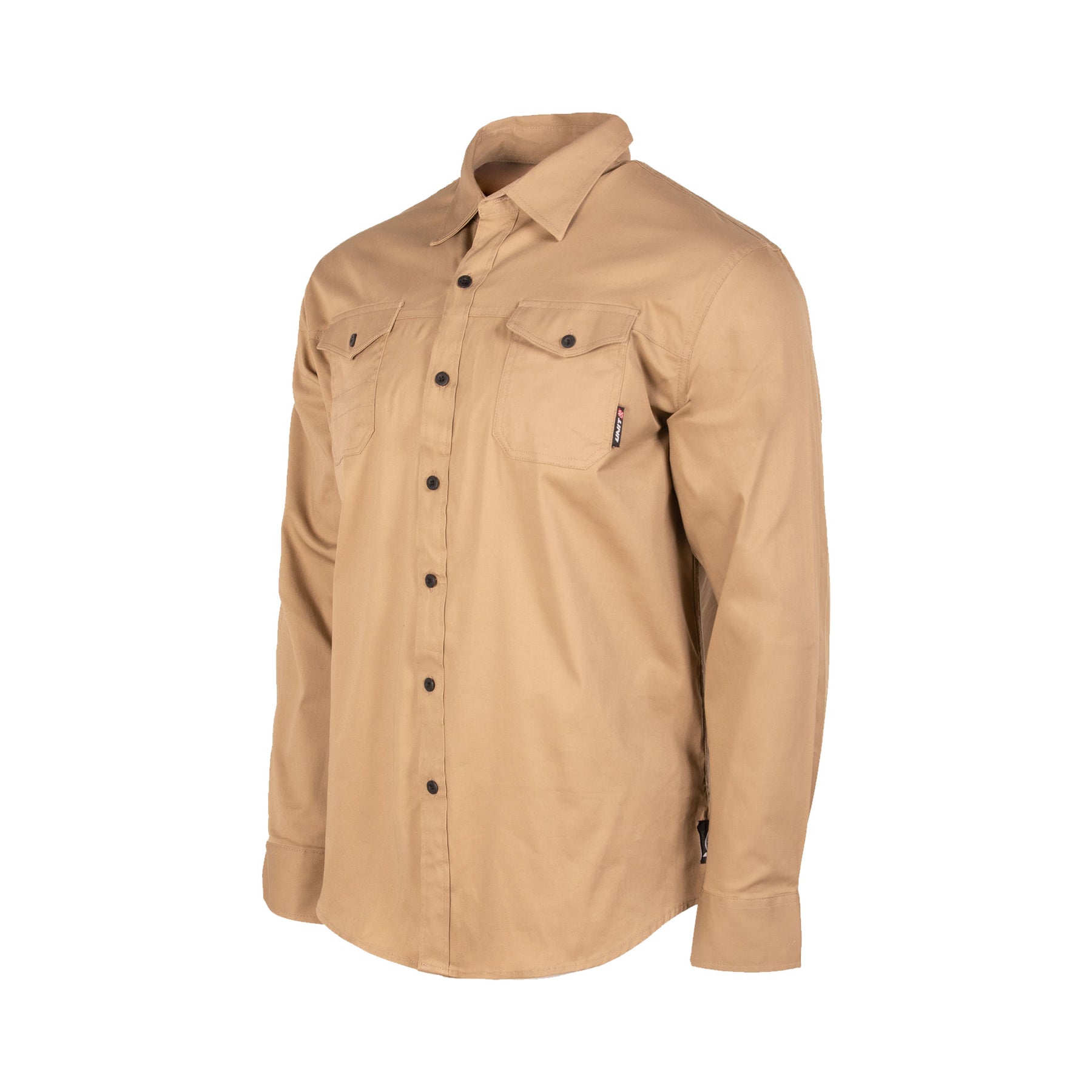 craftman long sleeve shirt in khaki