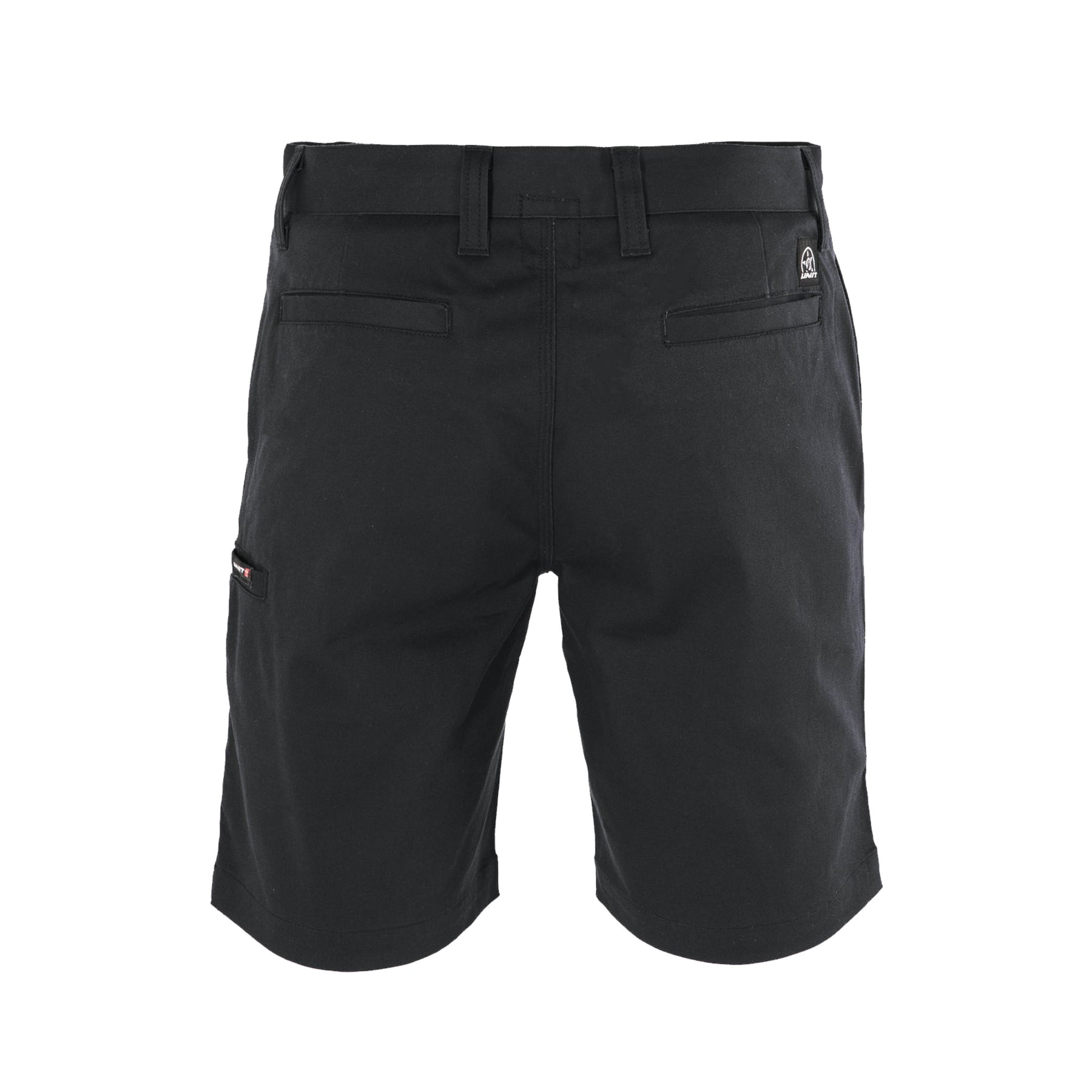 unit workwear ignition work short in black