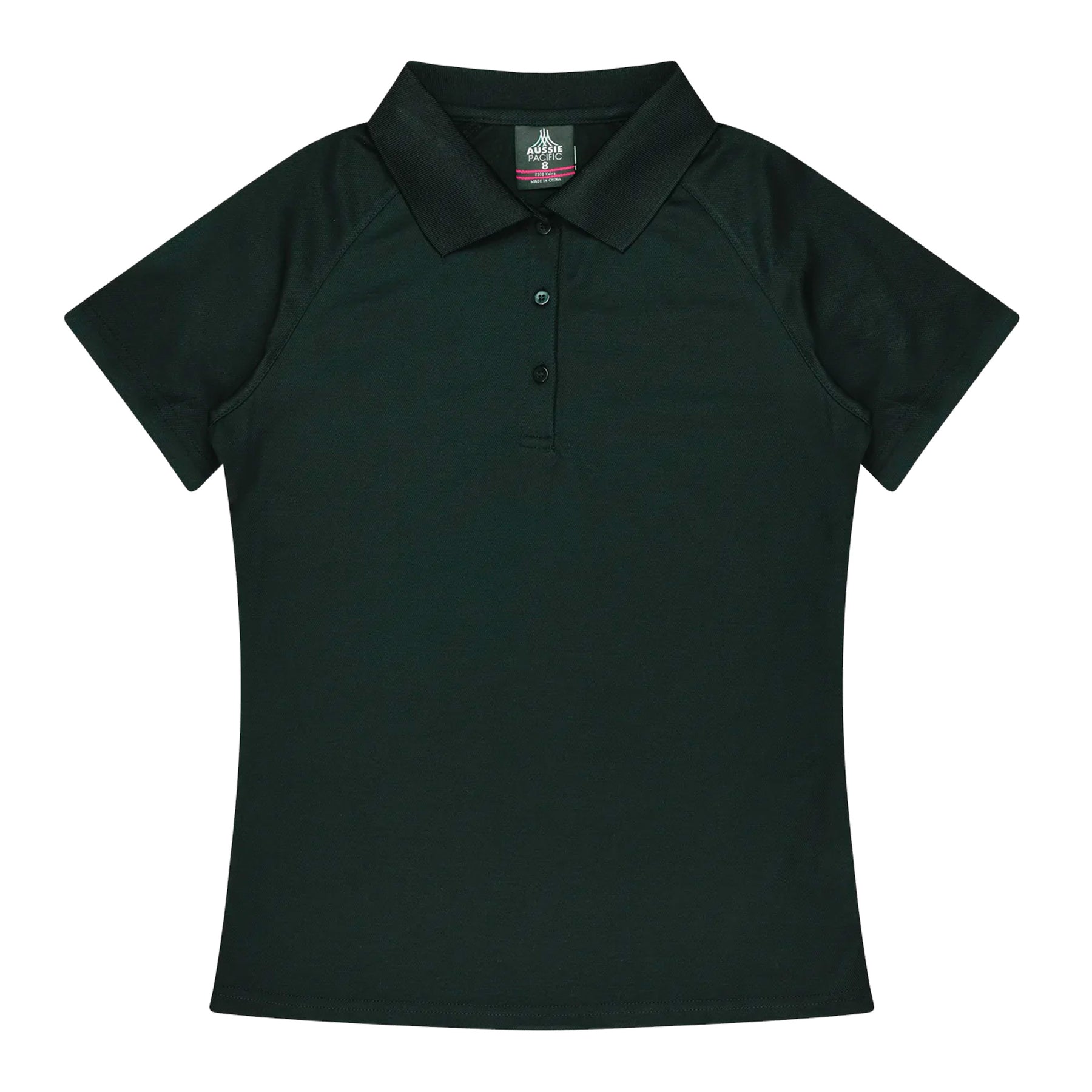 keira ladies polo in black