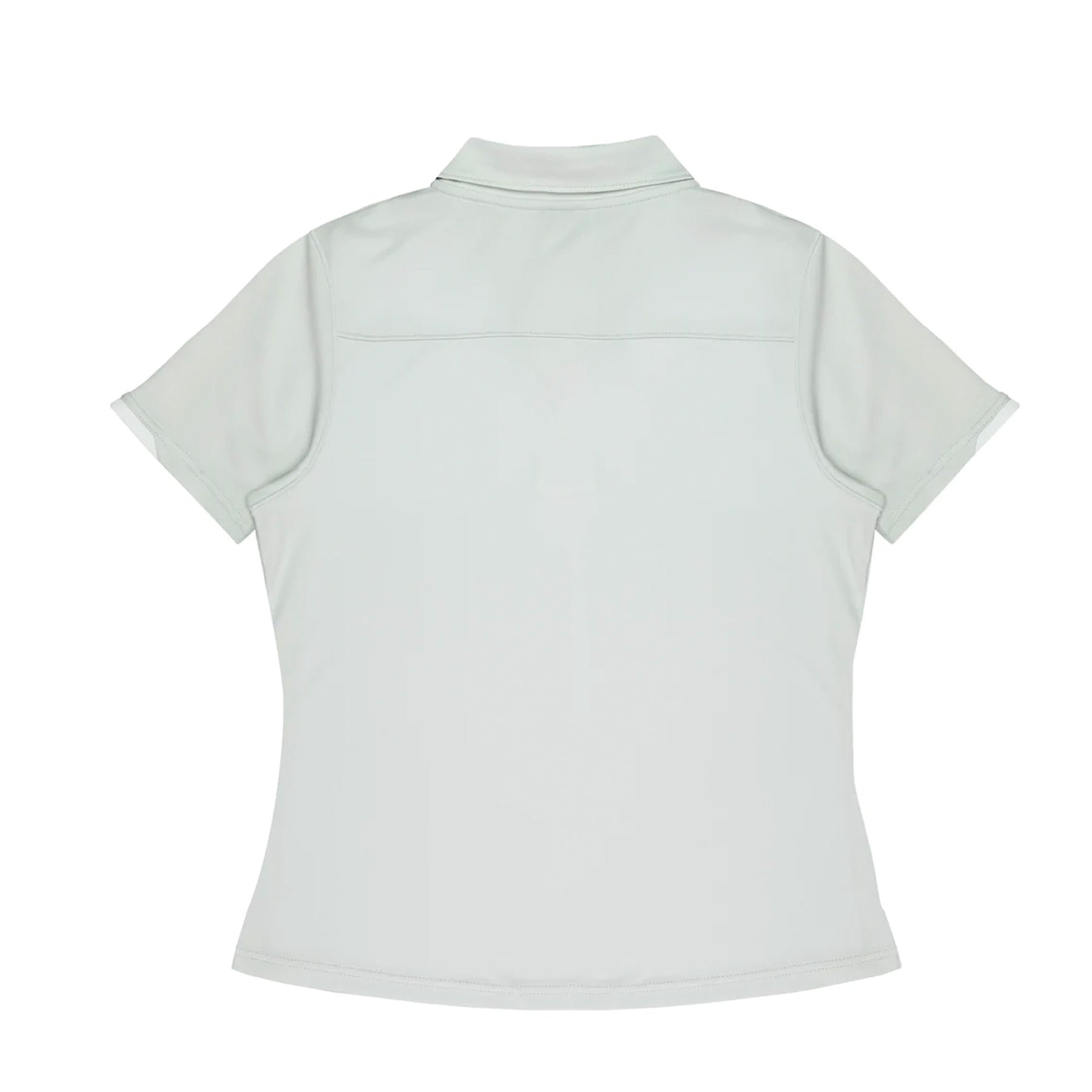 aussie pacific morris ladies polos in light grey white