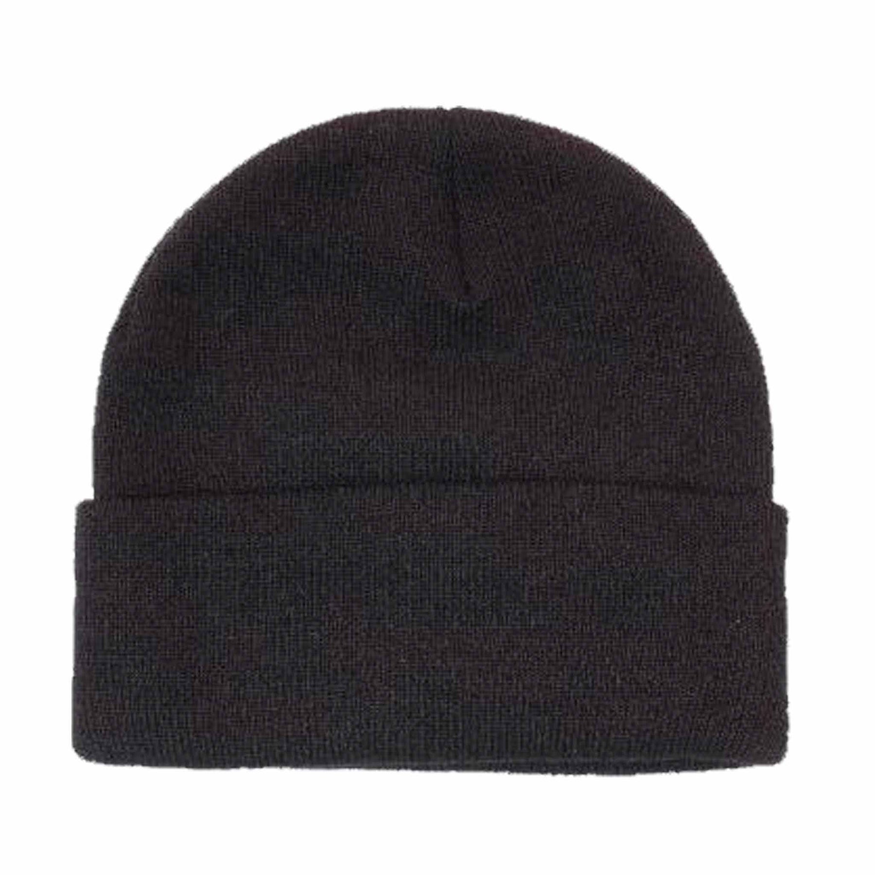 HEADWEAR ACRYLIC BEANIE WITH THINSULATE LINING BLACK