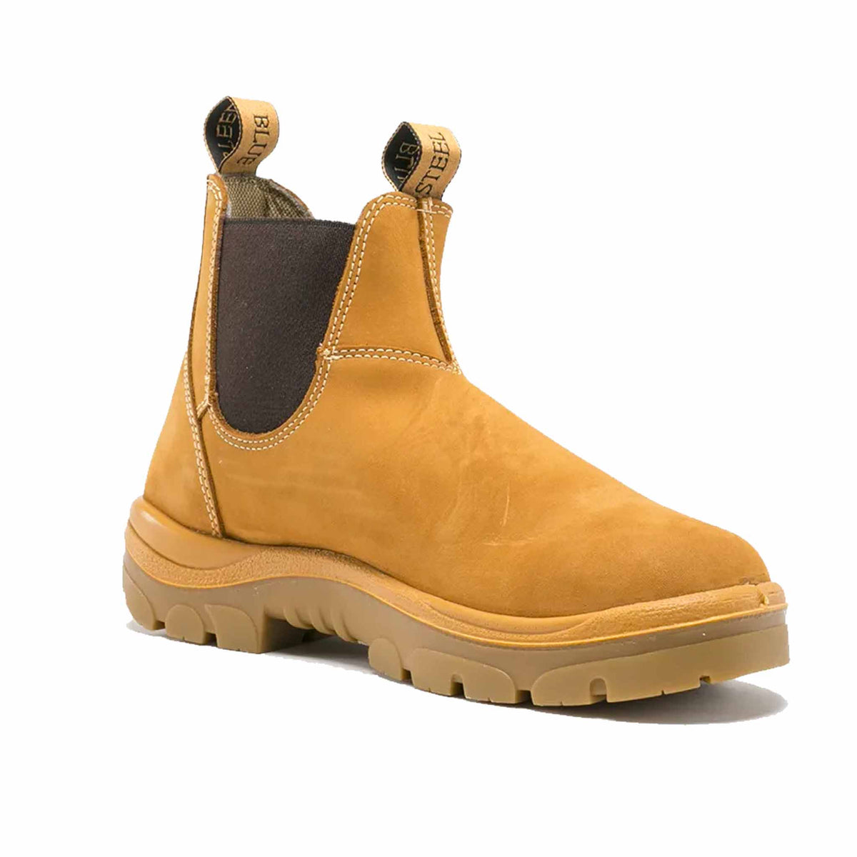 wheat hobart pull on work boot