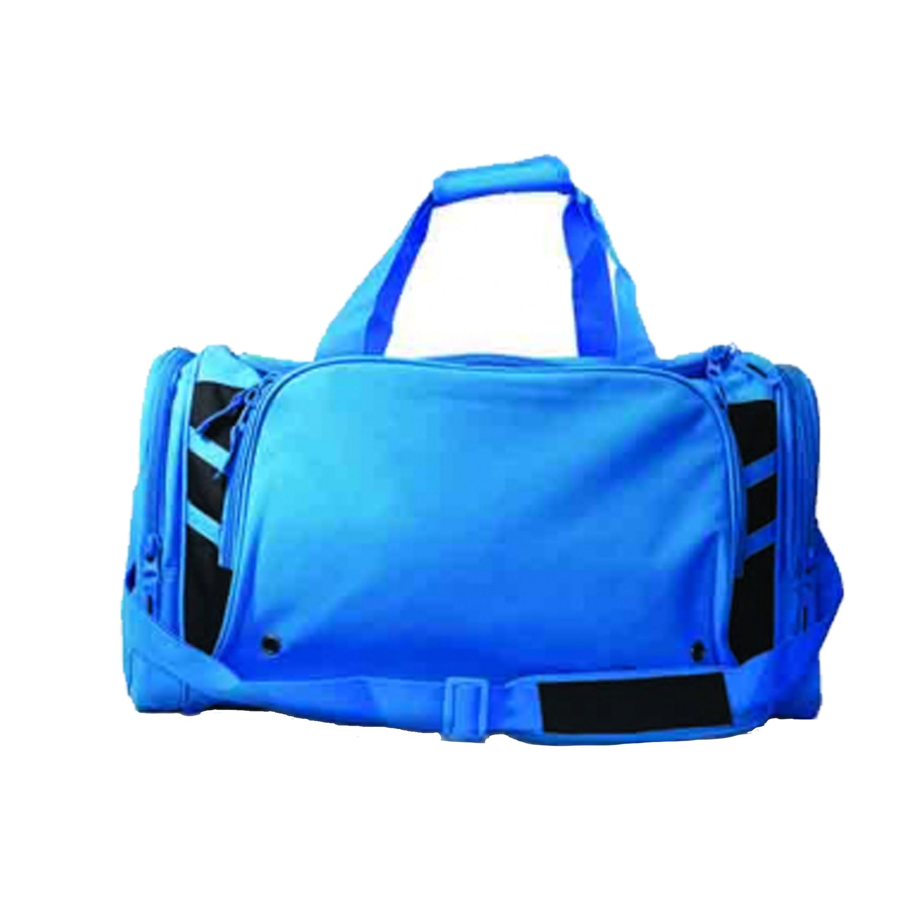 cyan black tasman sports bag