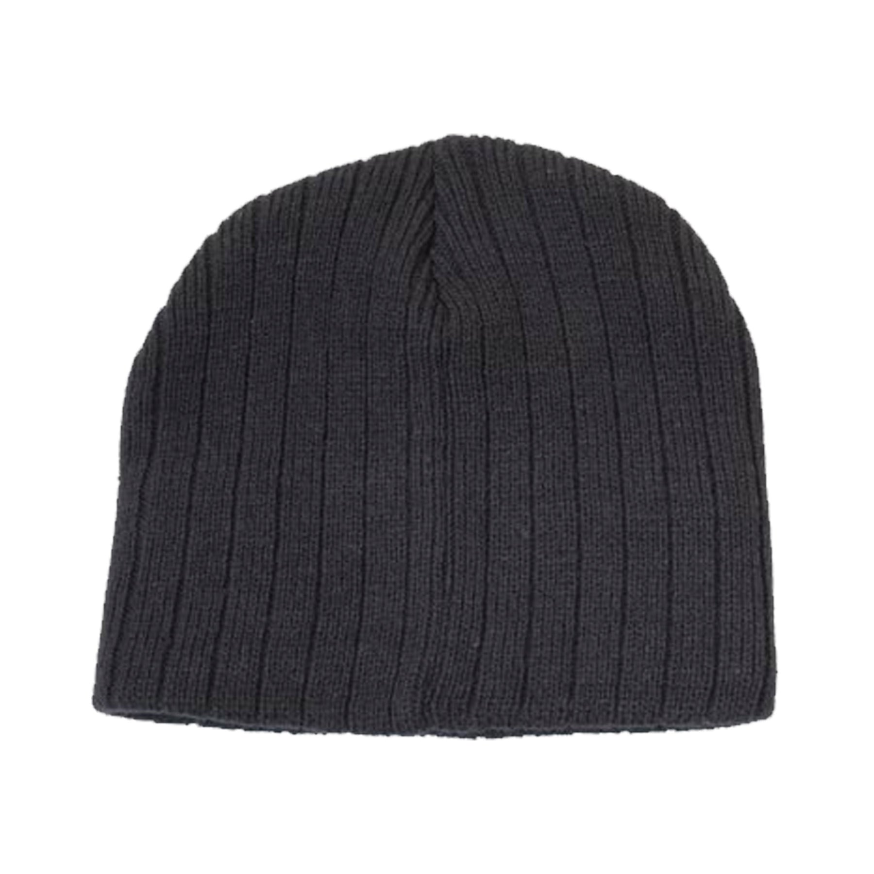 navy cable knit beanie