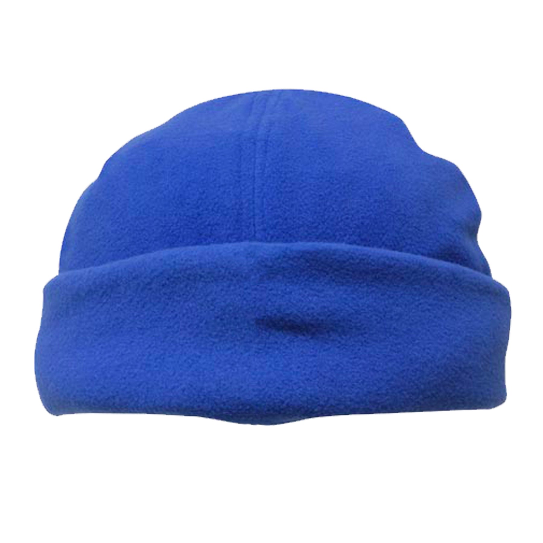 micro fleece beanie in royal