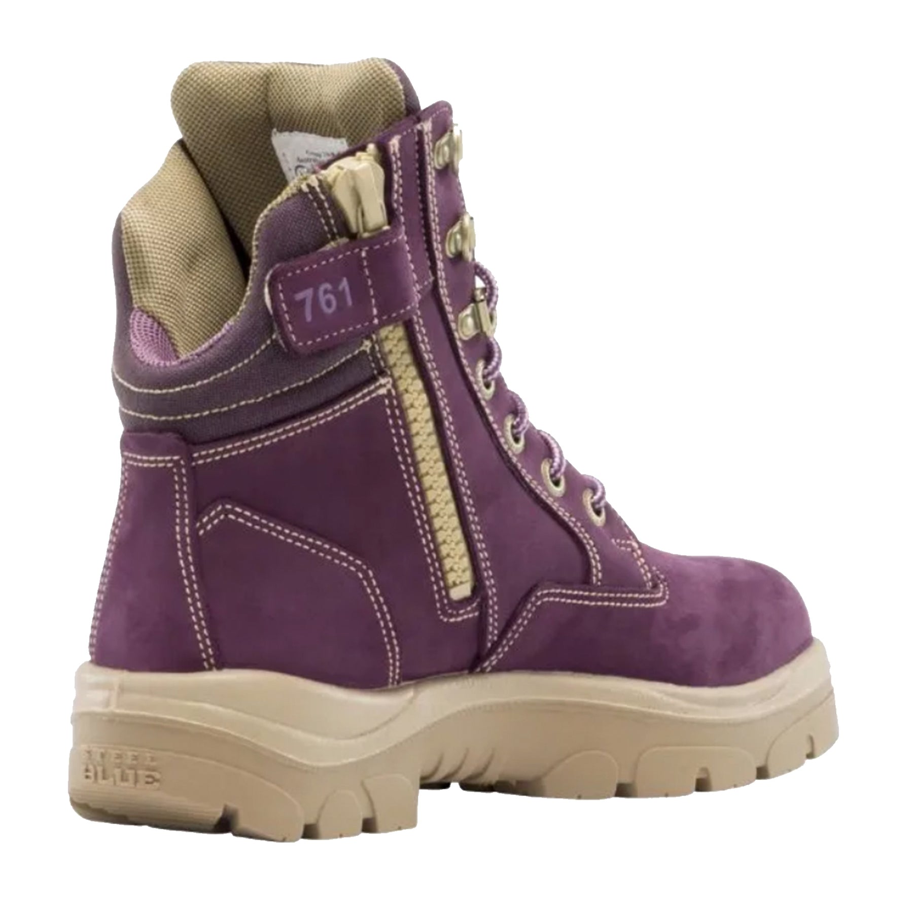 steel blue ladies southern cross zip in purple