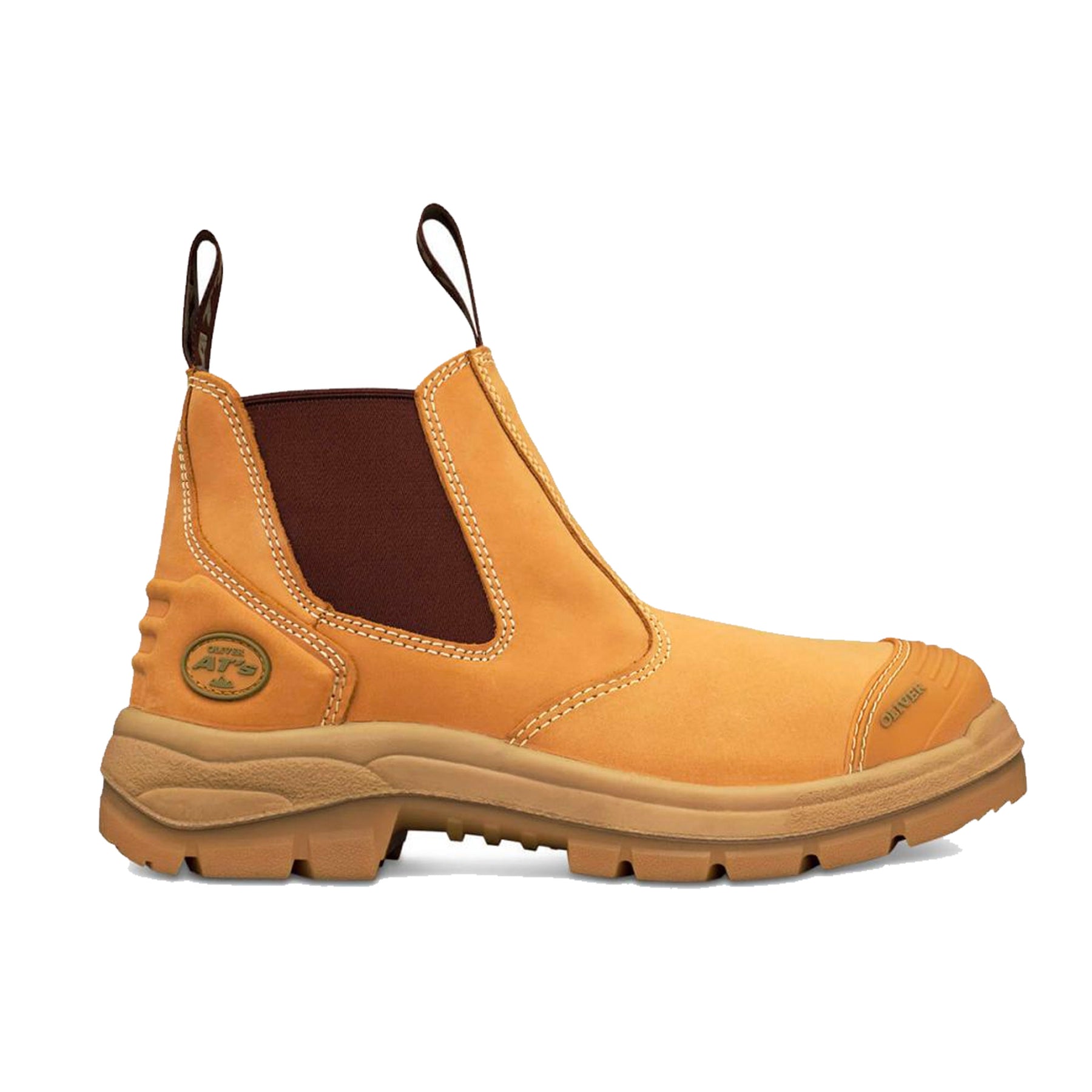 wheat elastic sided boot