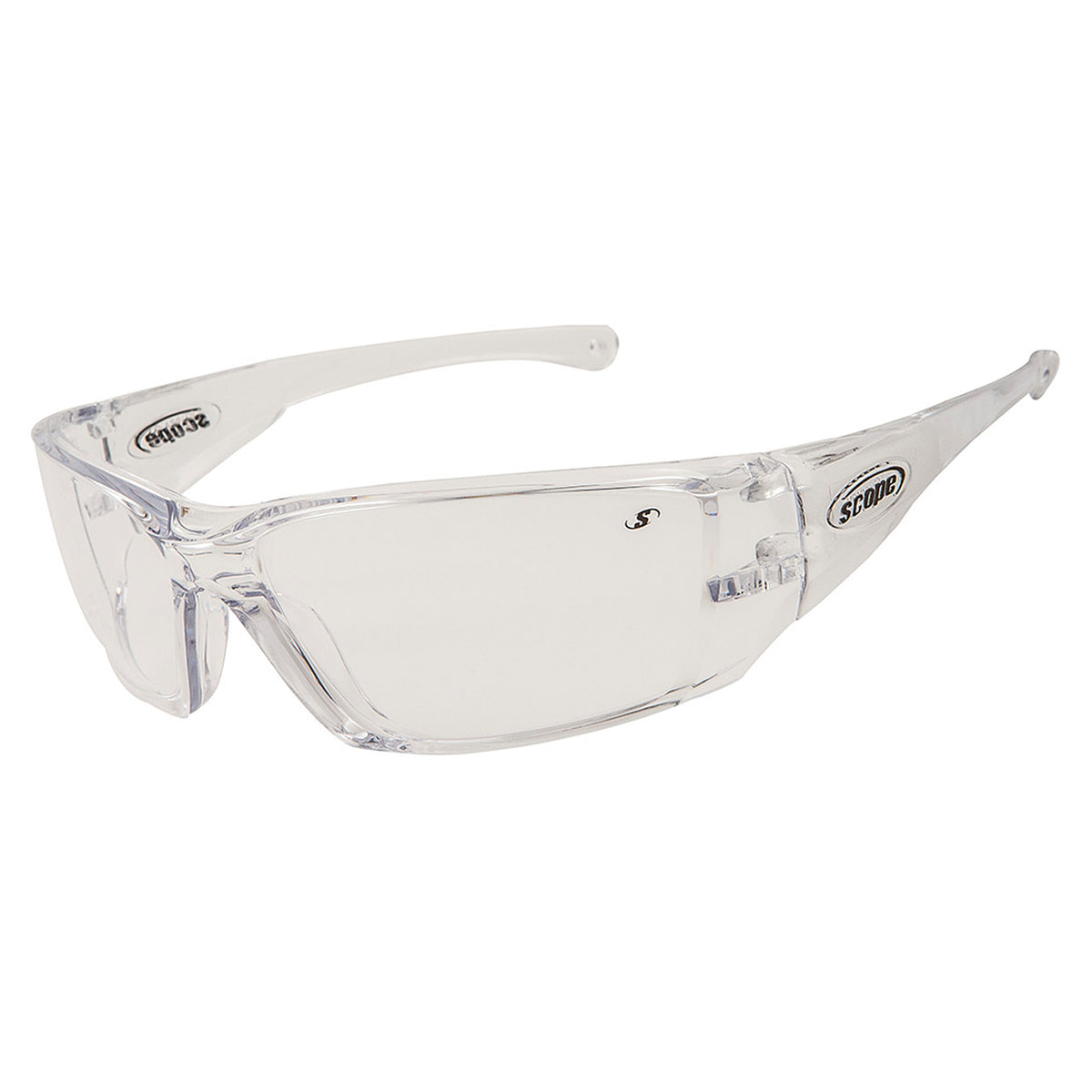 scope optics synergy safety glasses with clear lens