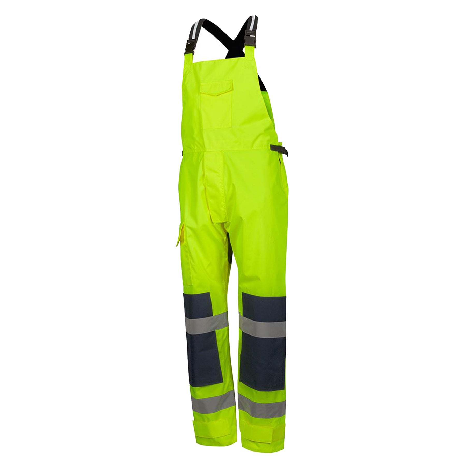 jbs wear waterproof bib and brace overall in lime