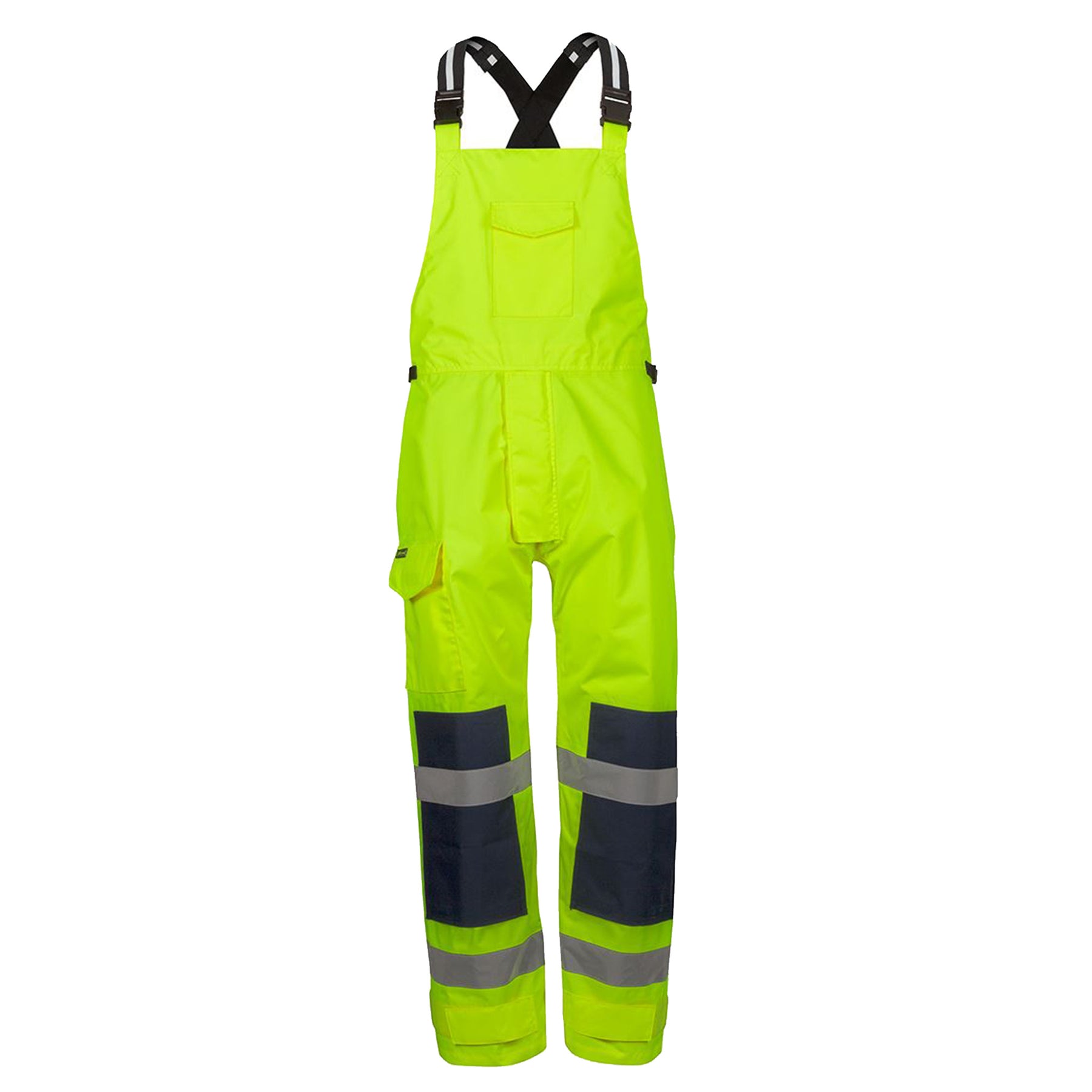 jbs wear waterproof bib and brace overall in lime