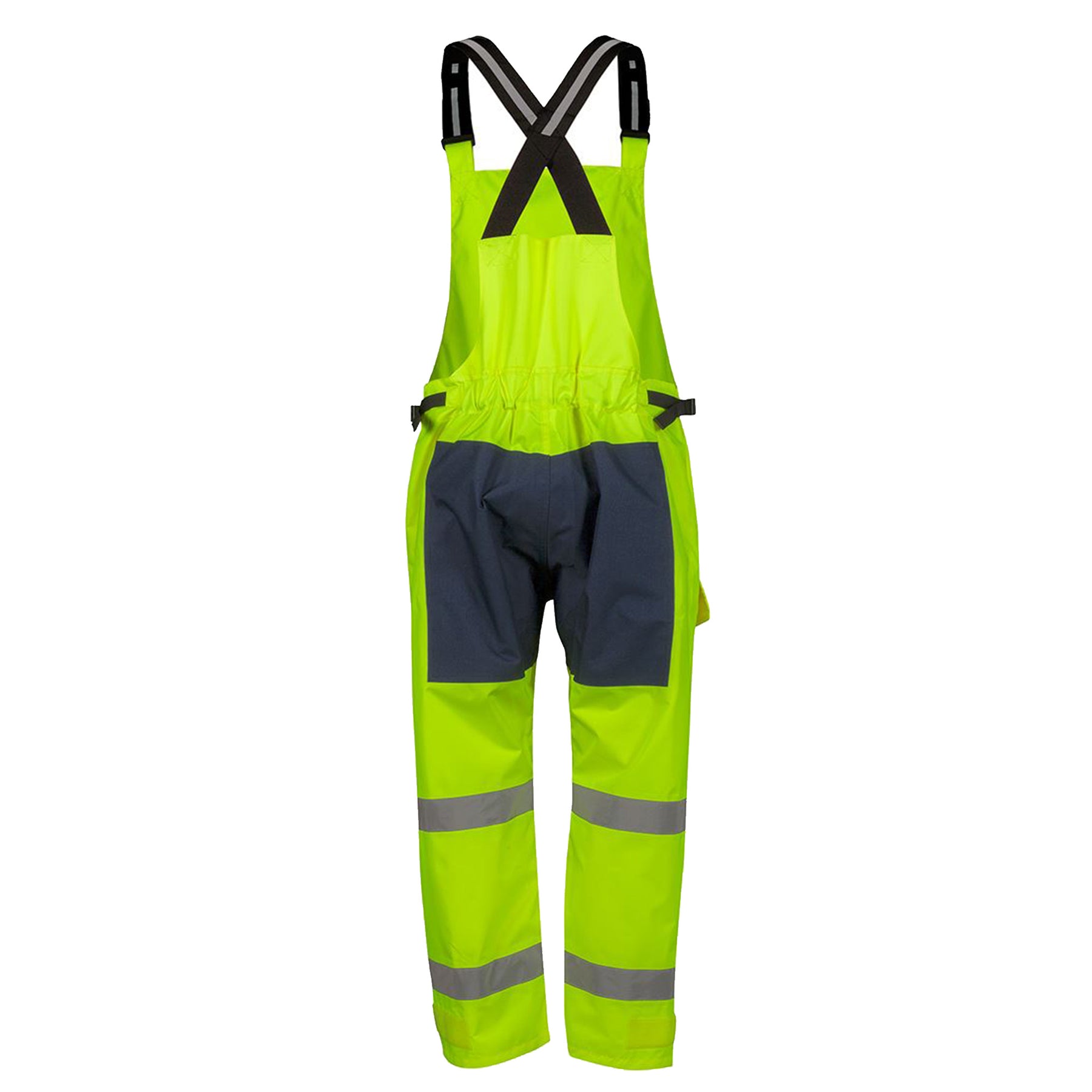 jbs wear waterproof bib and brace overall in lime