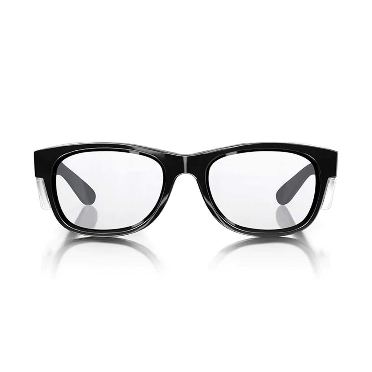 safestyle classics black frame with clear uv400 lens