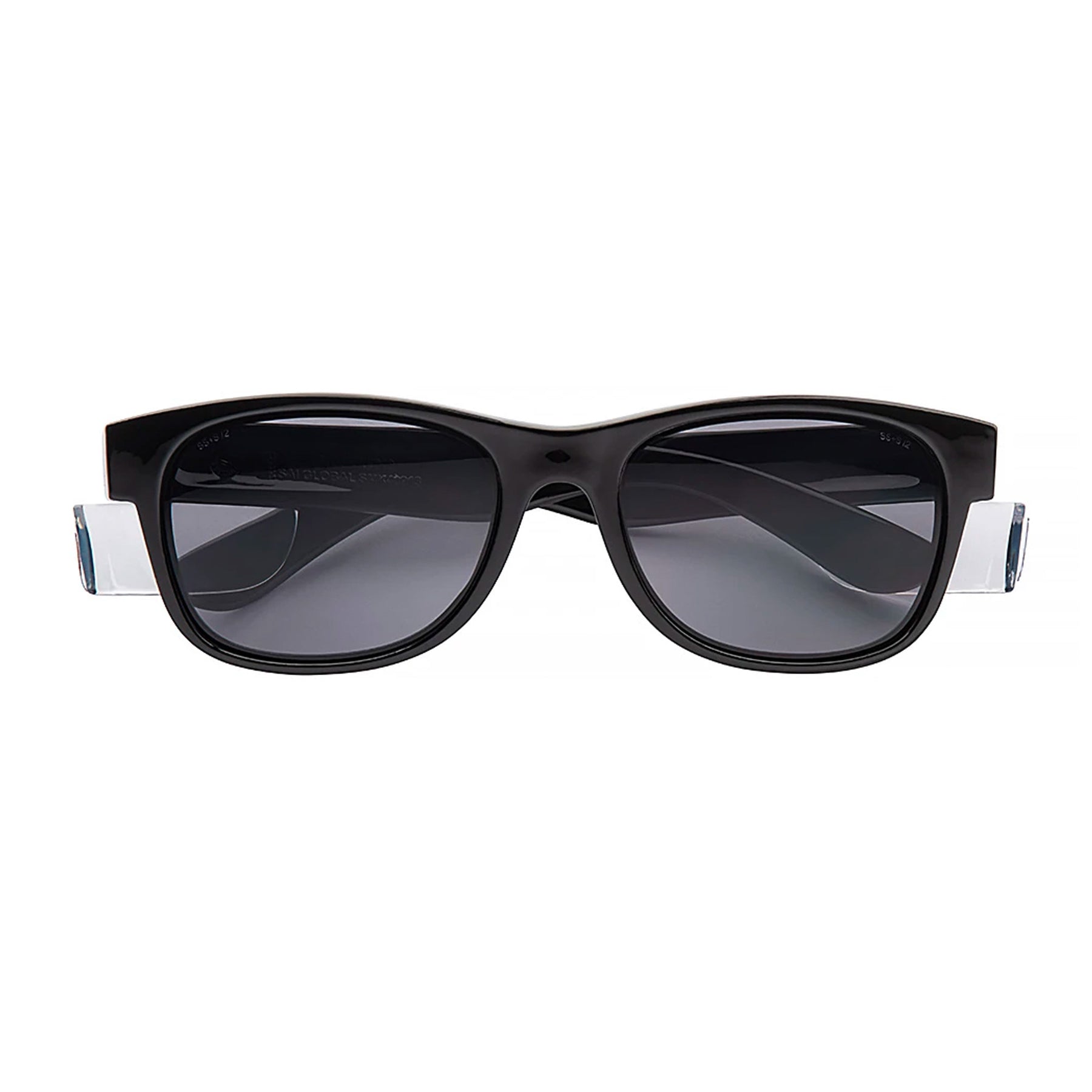 safe style classics glasses with black frame and tinted lens