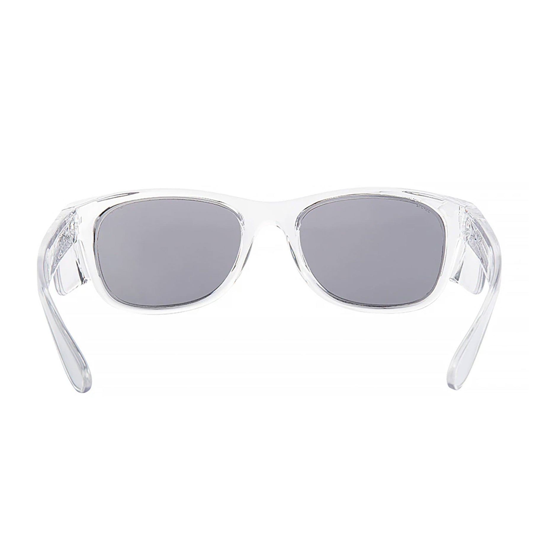 safe style classics clear frame glasses with polarised lens