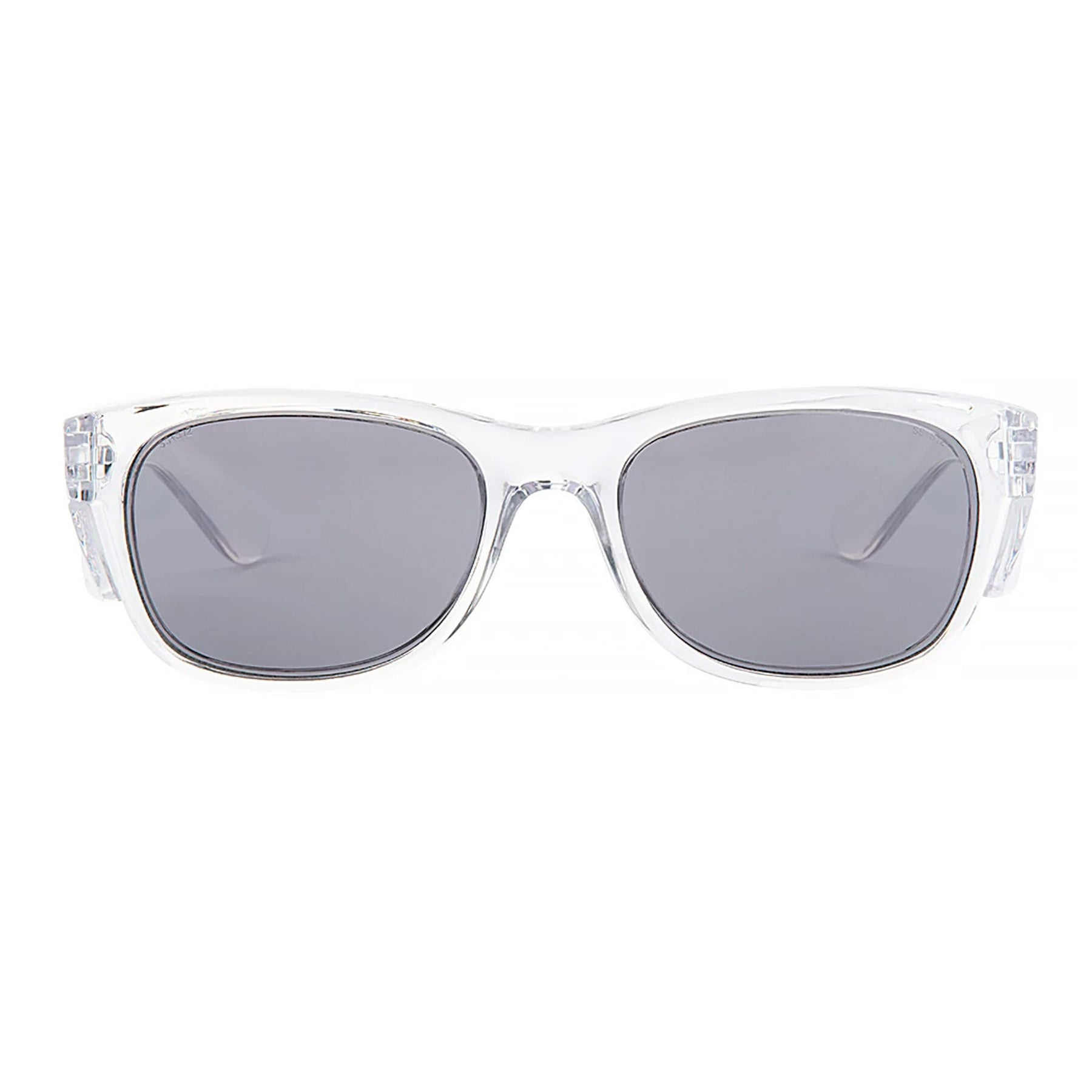 safe style classic clear frame glasses with tinted lens