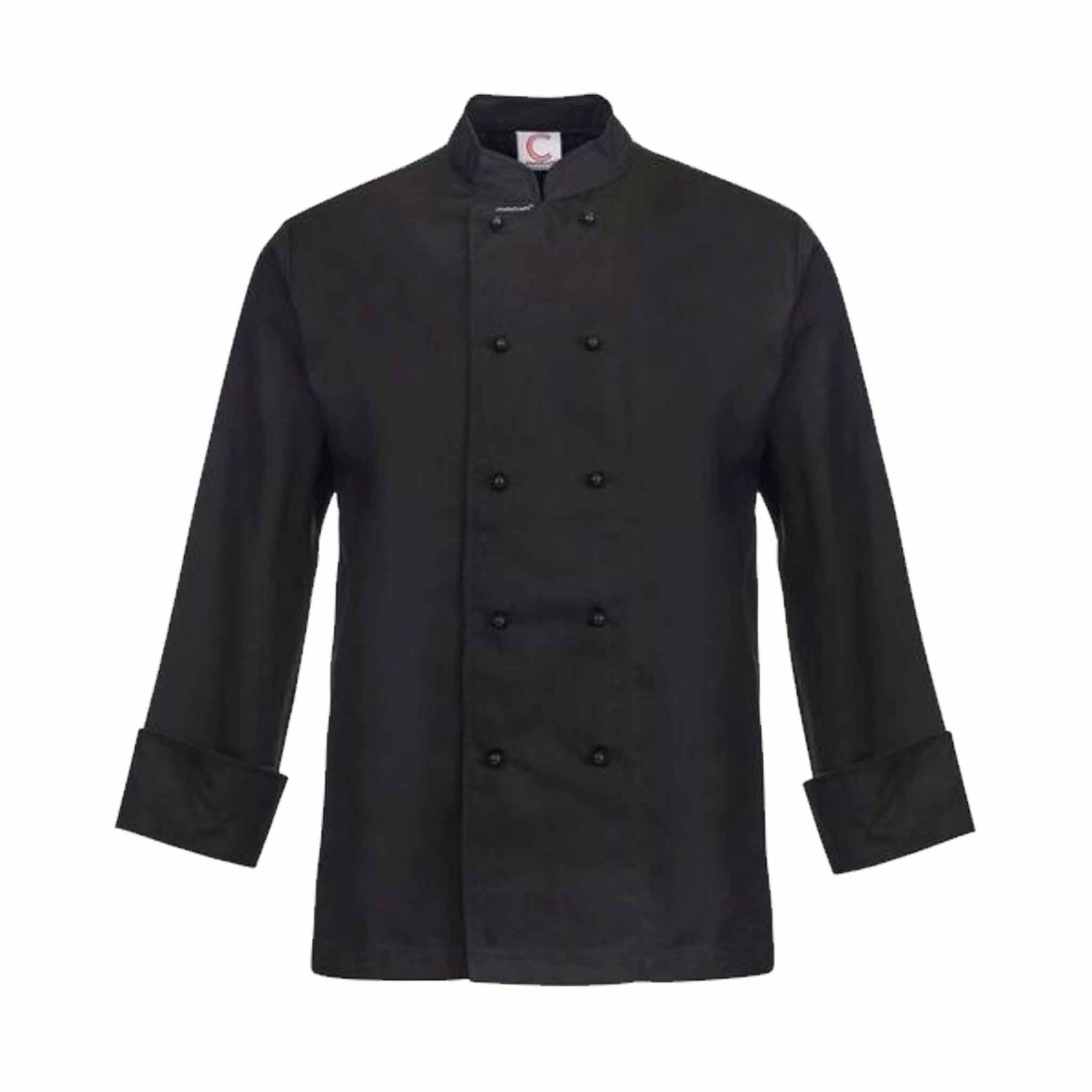 black long sleeve chefs jacket