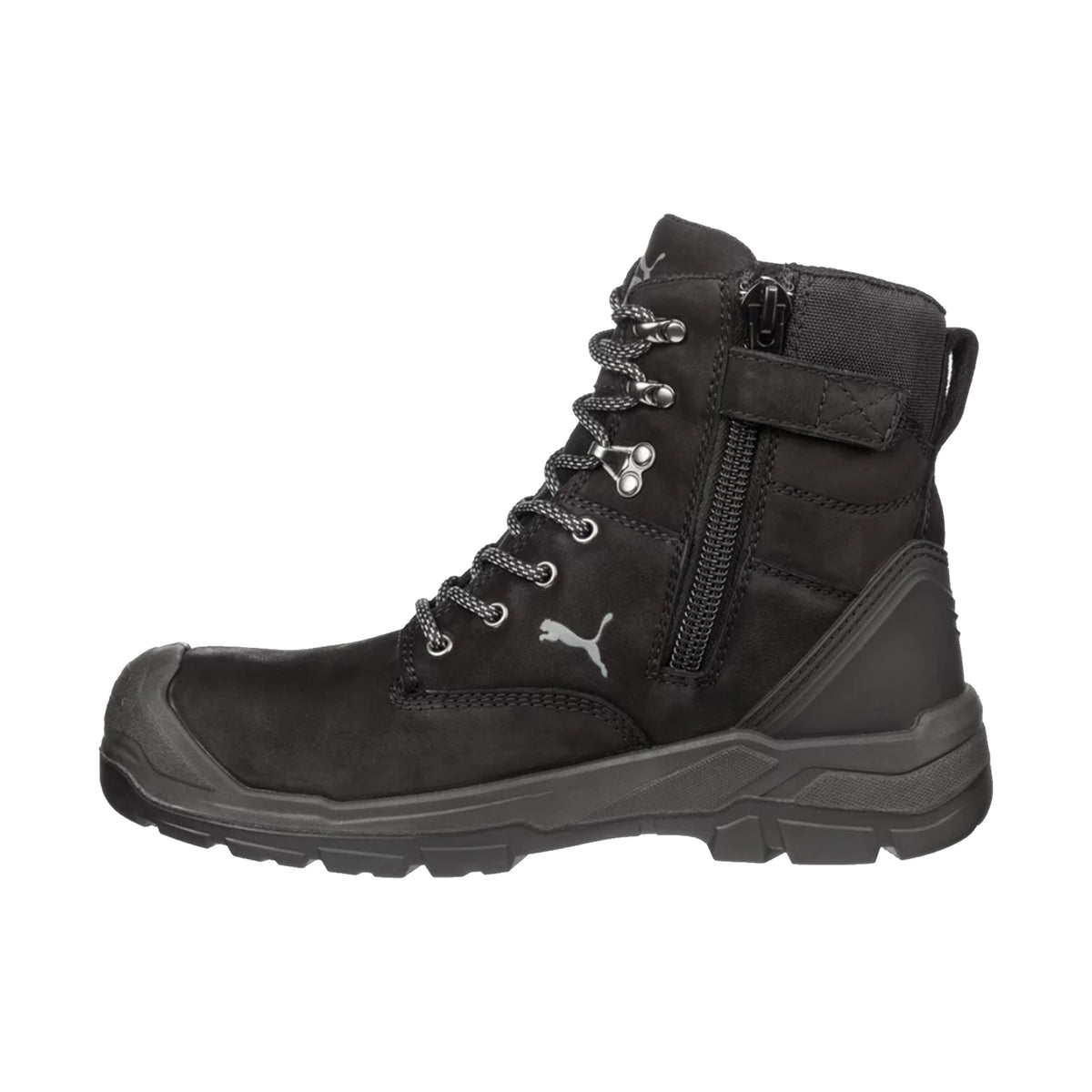 puma conquest safety boot in black