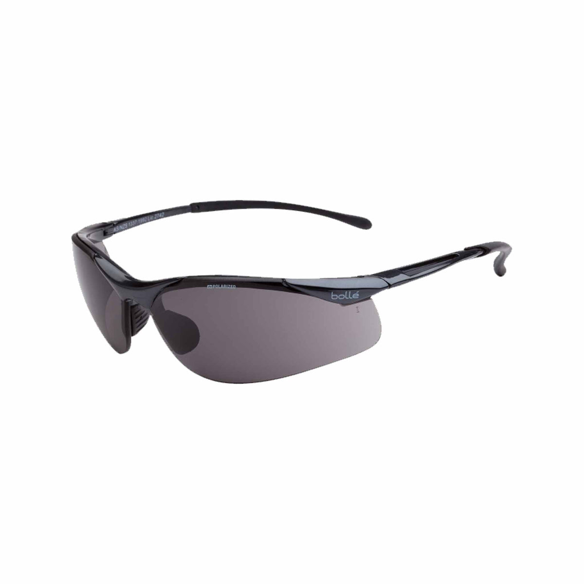 bolle contour (sidewinder) glasses with polarised grey lenses