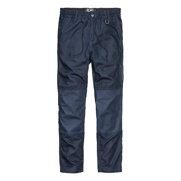 navy elastic pants