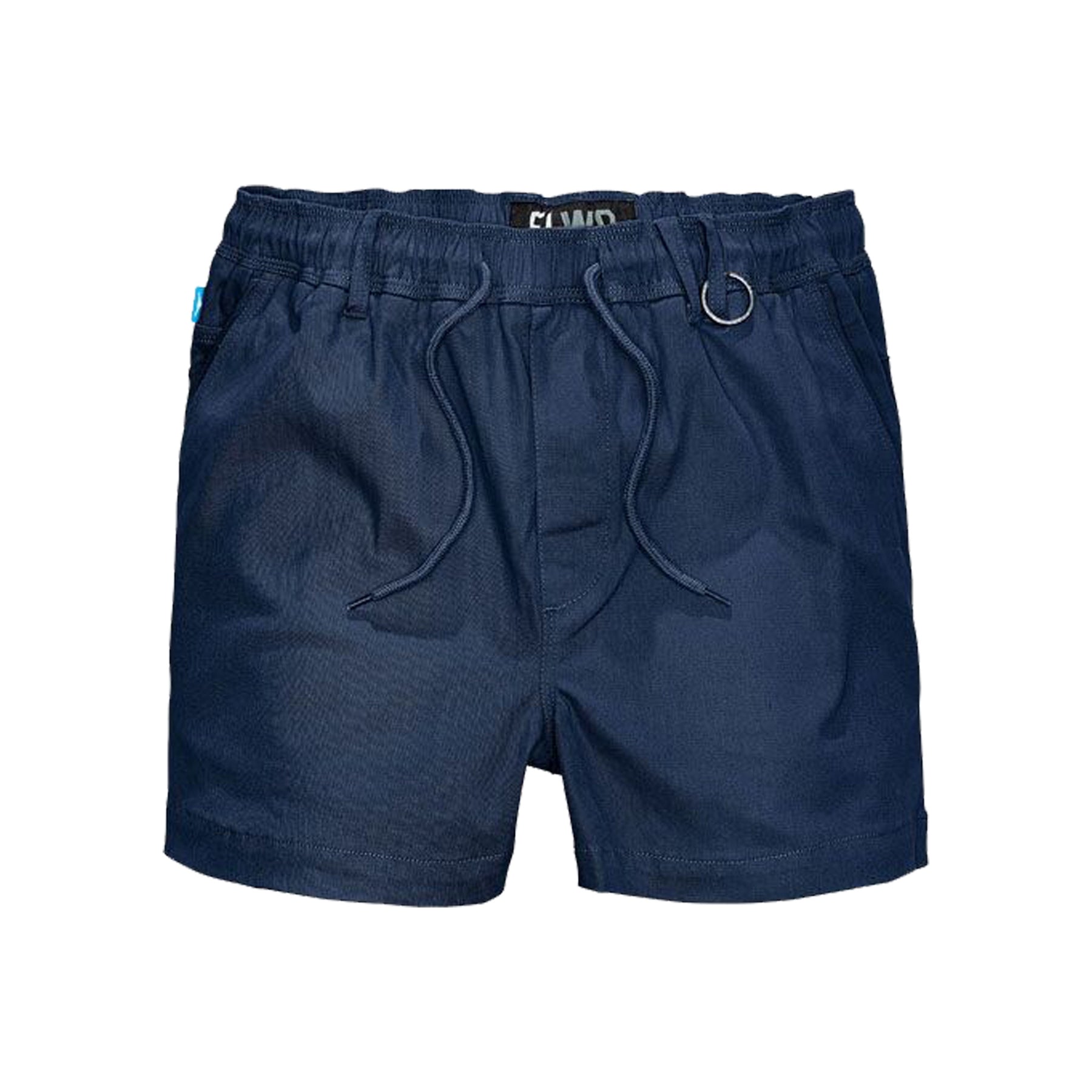 elwd elastic short shorts in navy