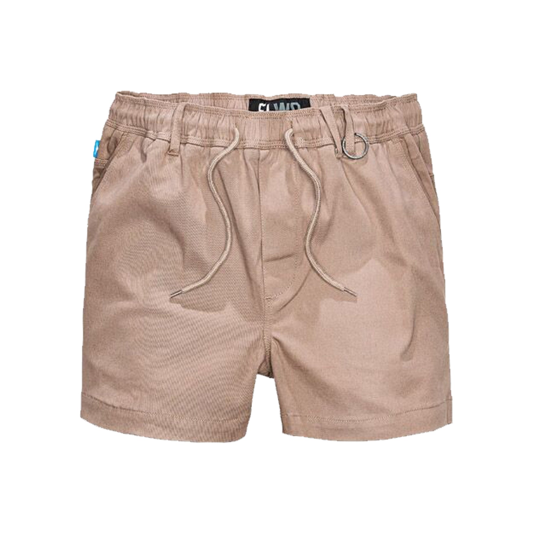 elwd elastic short shorts in stone