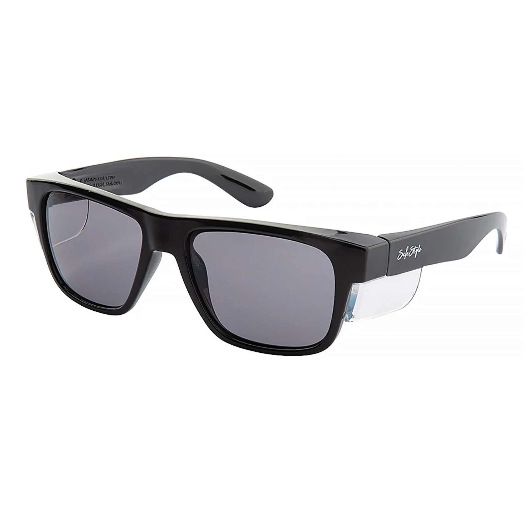 safe style fusions black frame glasses with polarised lens