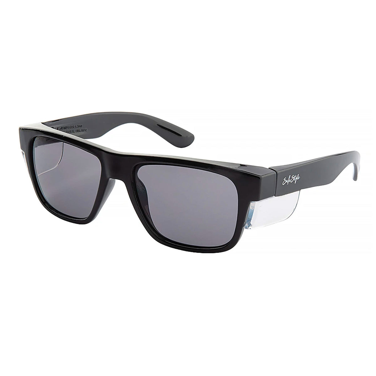 safe style fusions black frame glasses with tinted lens