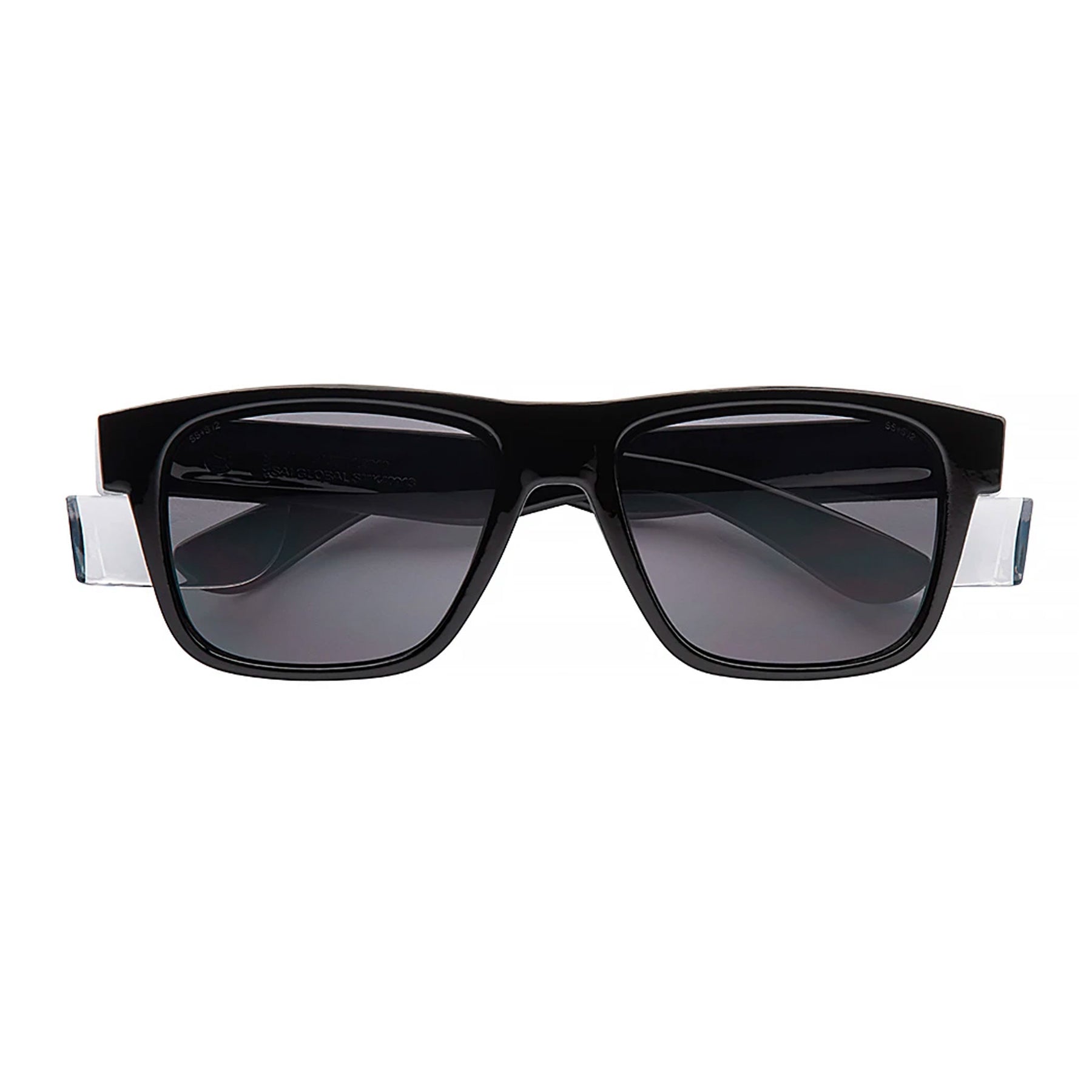 safe style fusions black frame glasses with tinted lens