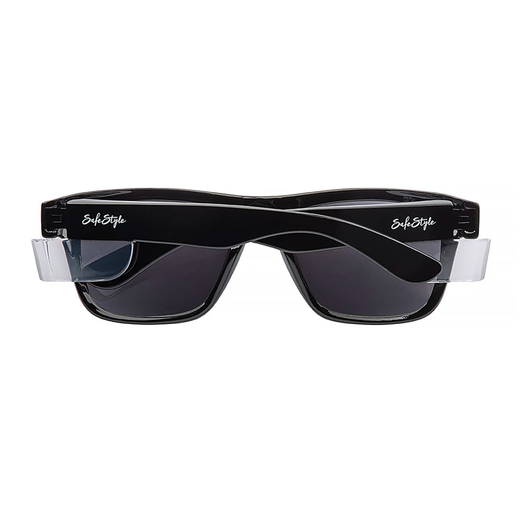 safe style fusions black frame glasses with tinted lens