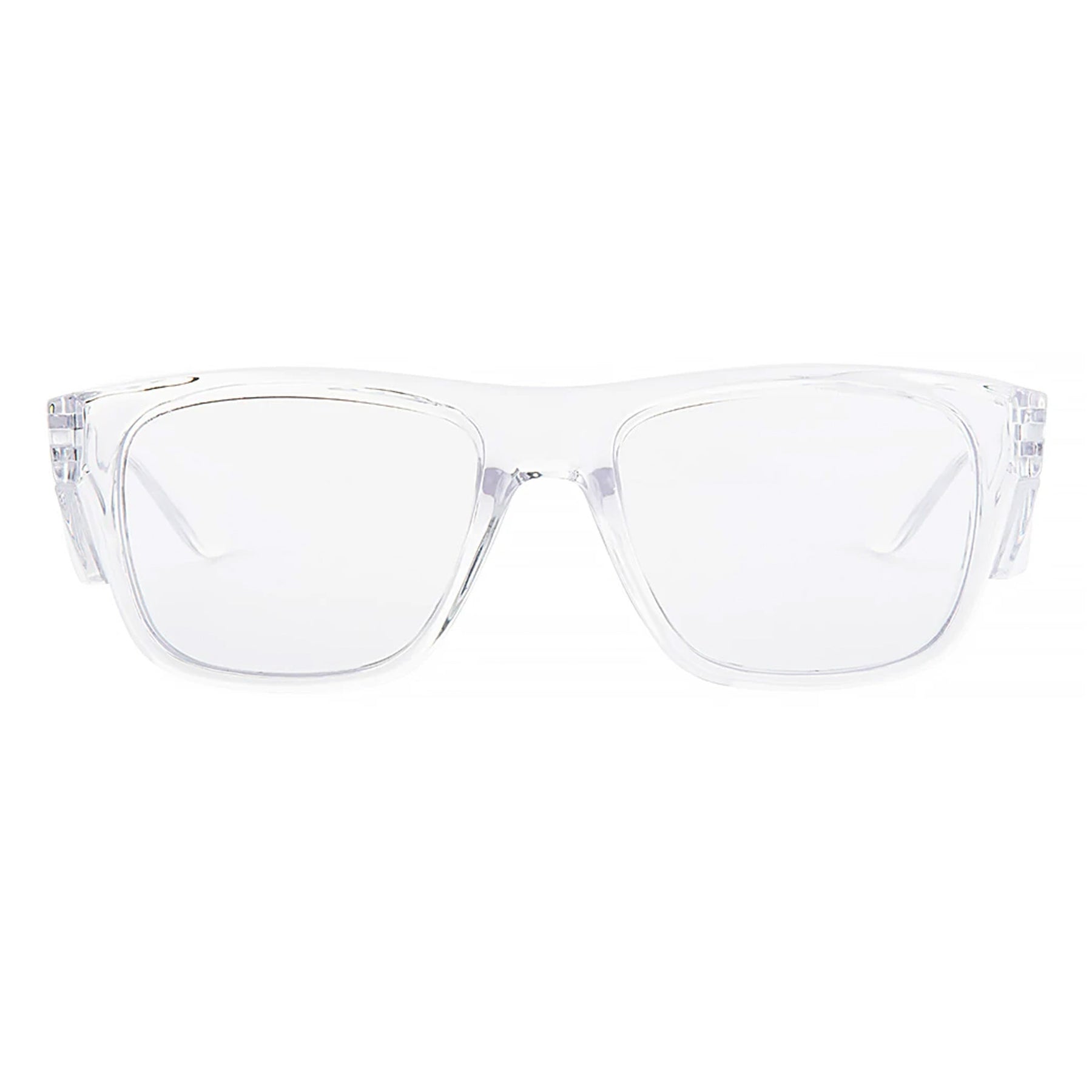 safe style fusions clear frame glasses with clear lens