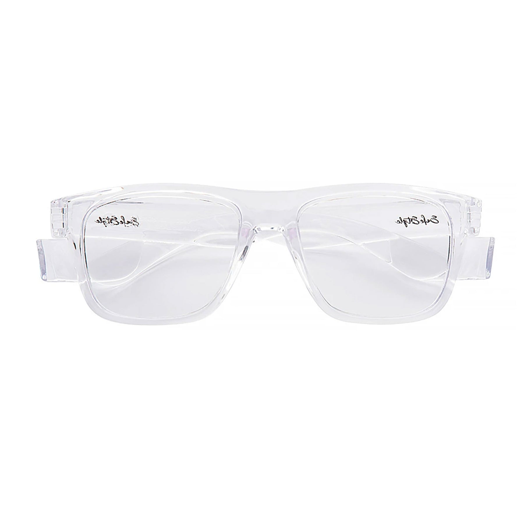 safe style fusions clear frame glasses with clear lens