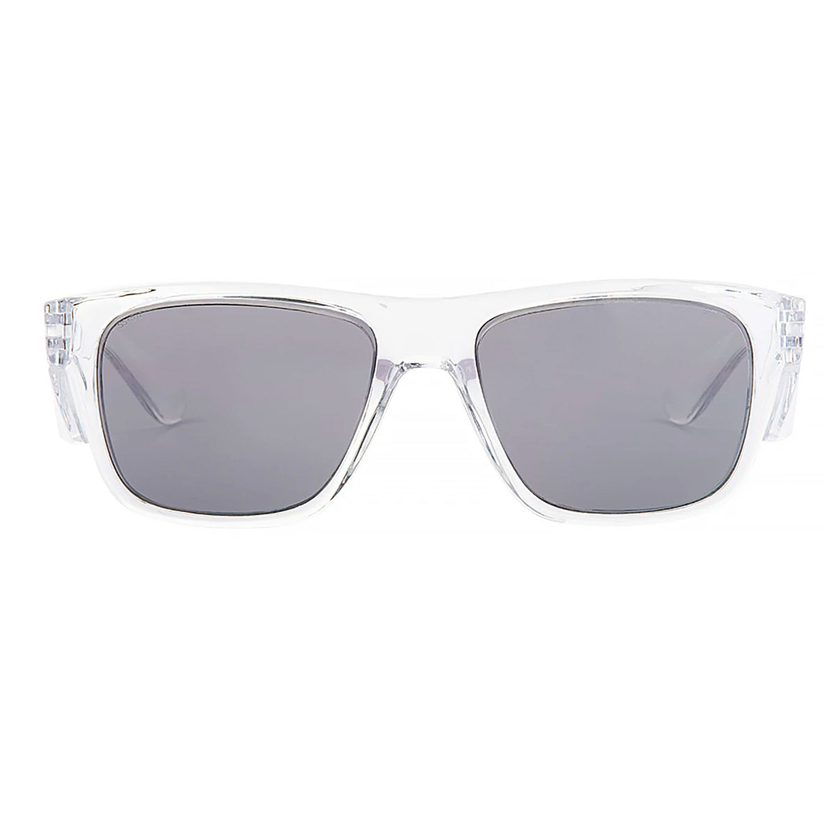 safe style fusions clear frame glasses with tinted lens