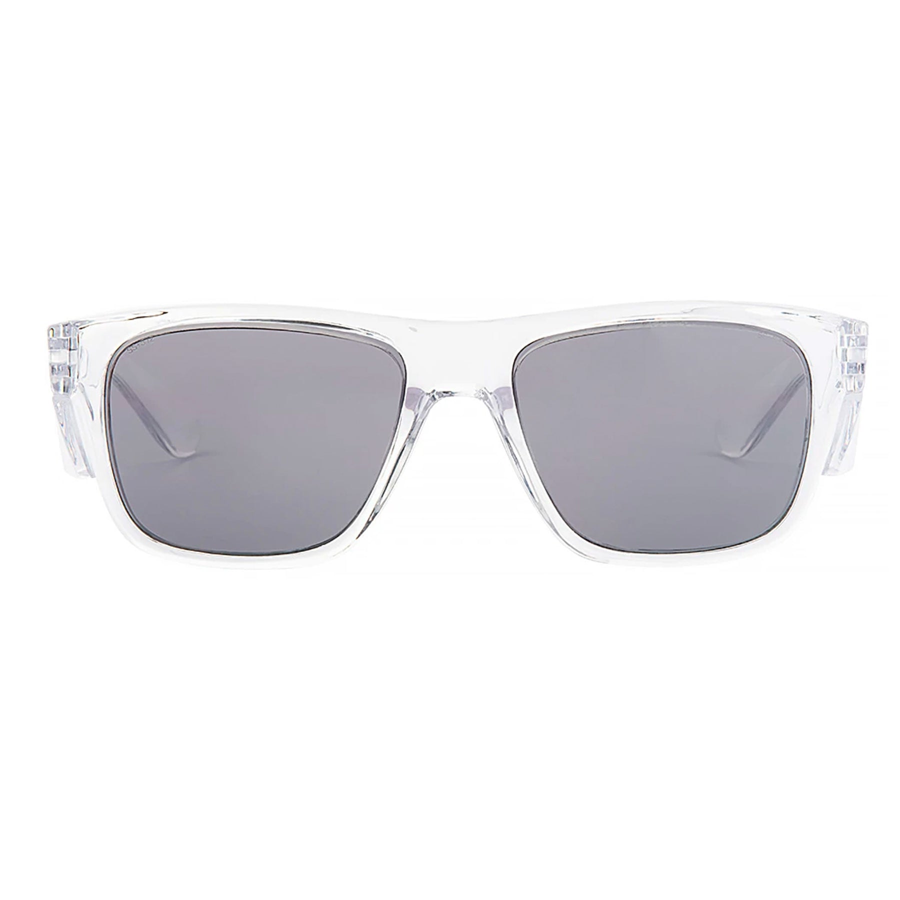 safe style fusions clear frame glasses with tinted lens