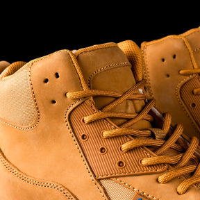 bad workwear bad flight zip side work boots in wheat