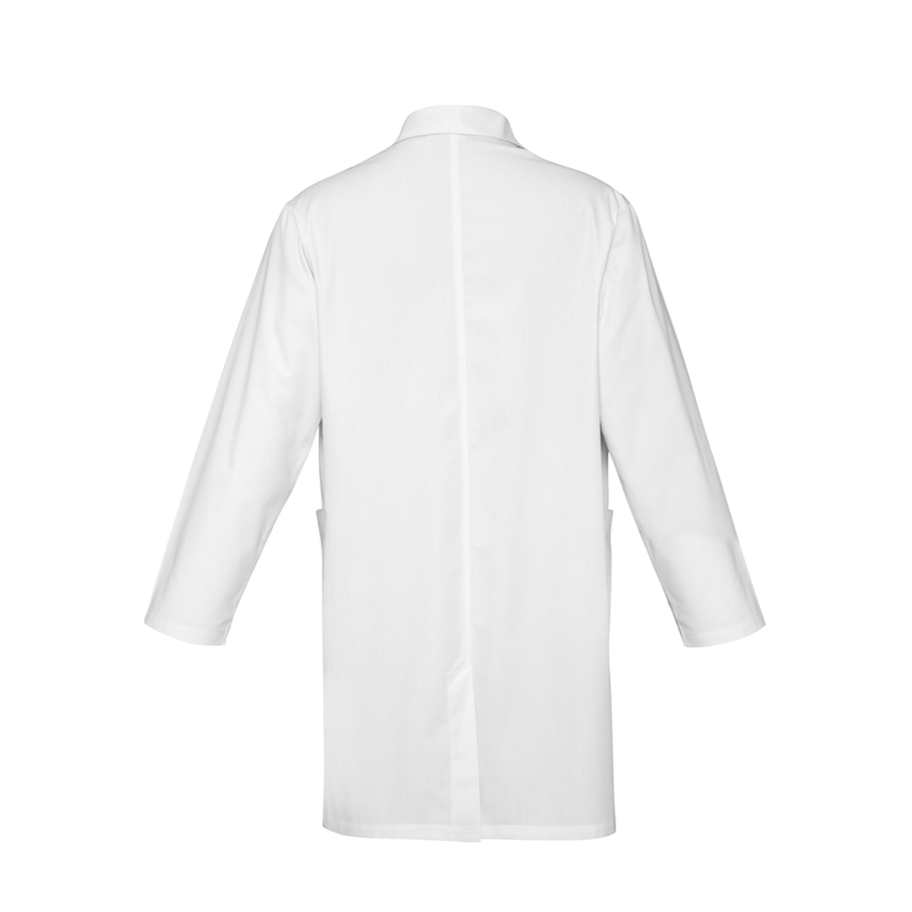 biz collection unisex classic lab coat in white