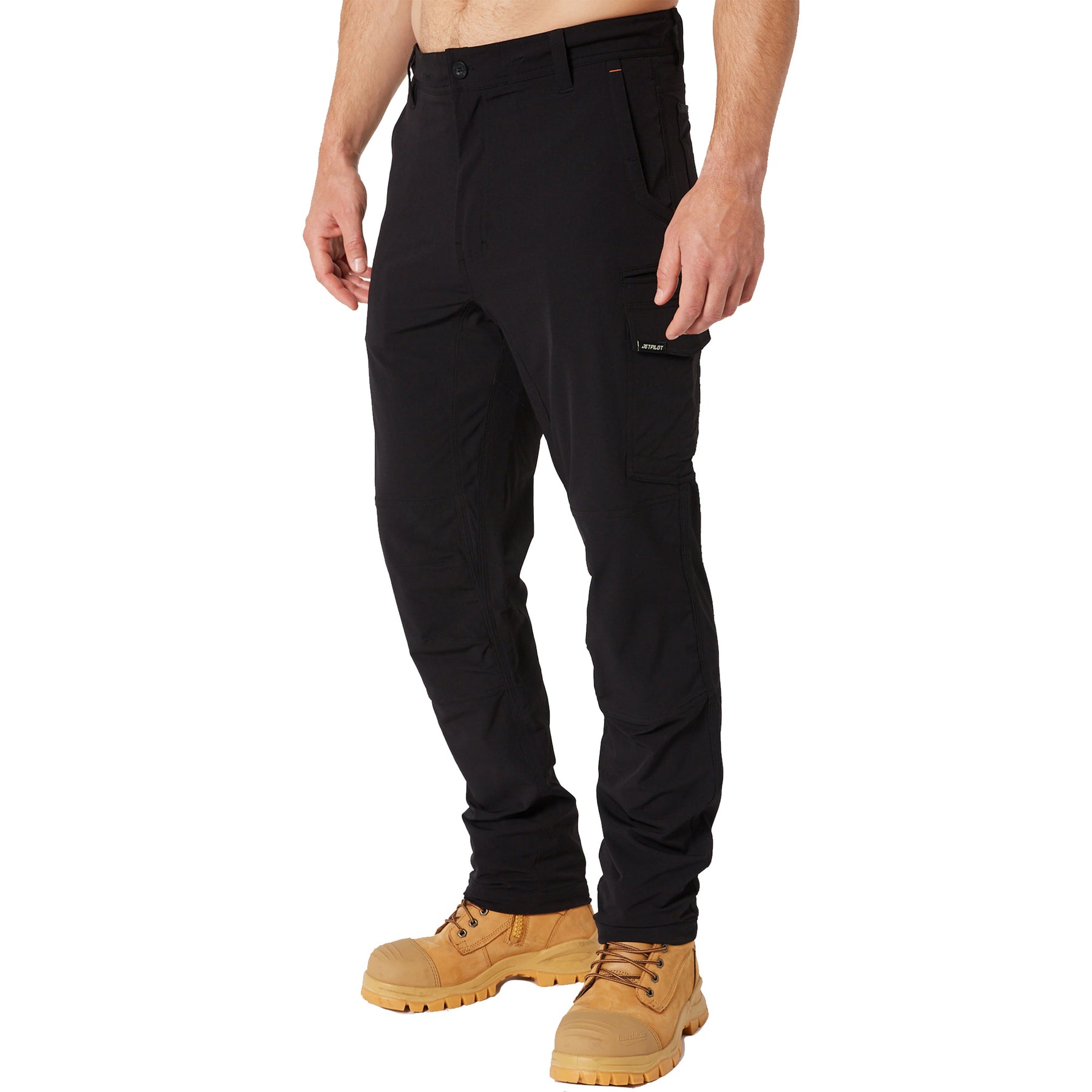 jetpilot jet lite utility pant in black