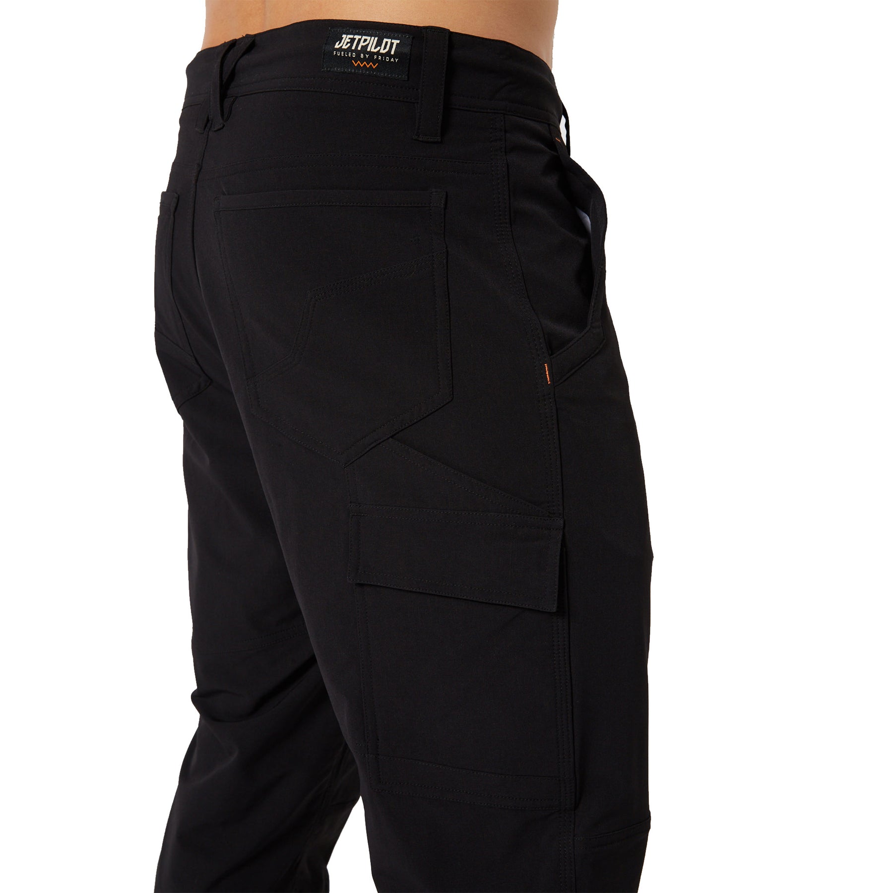 jetpilot jet lite utility pant in black