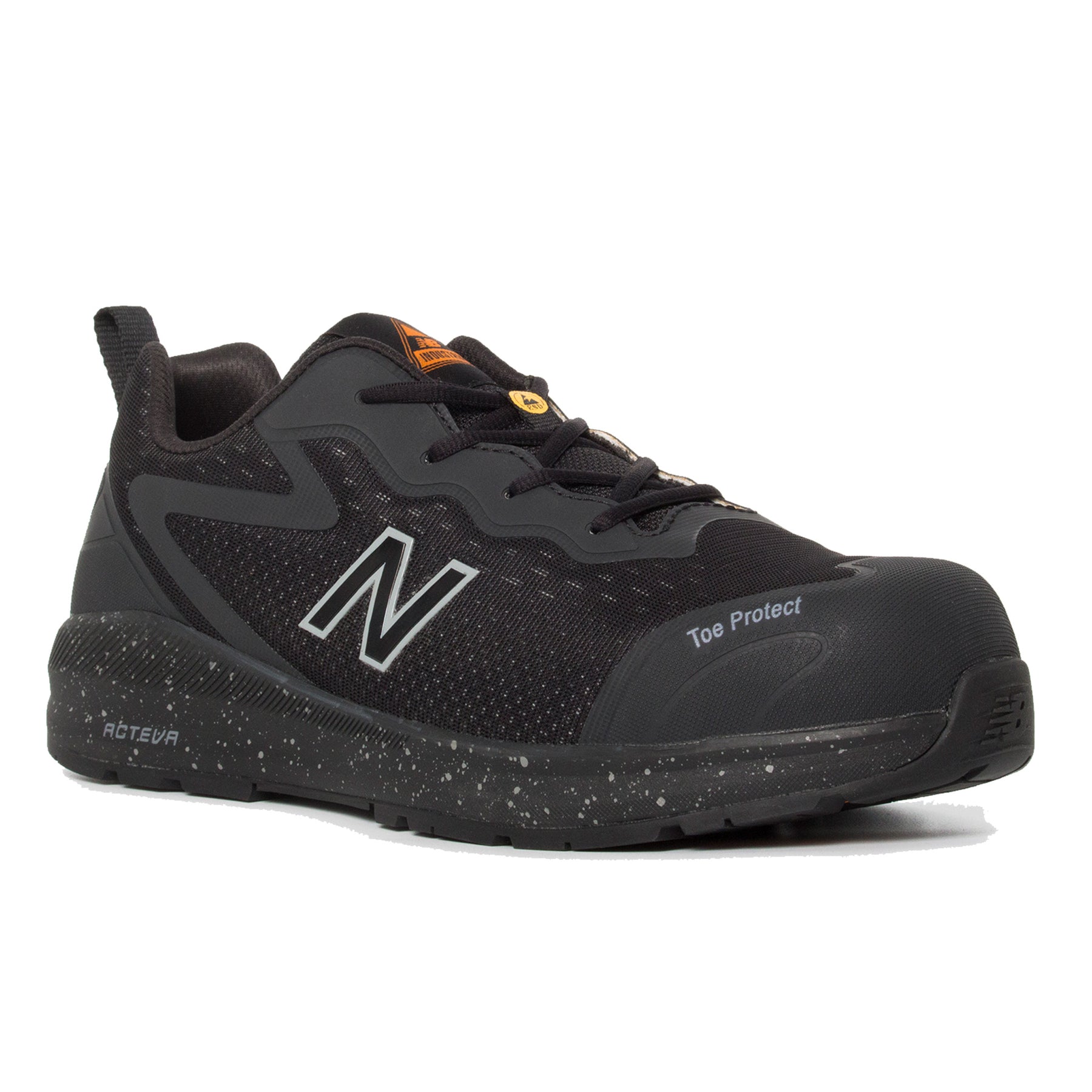 new balance logic black orange sneaker