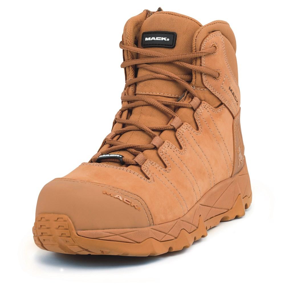 honey mack octane zip work boot