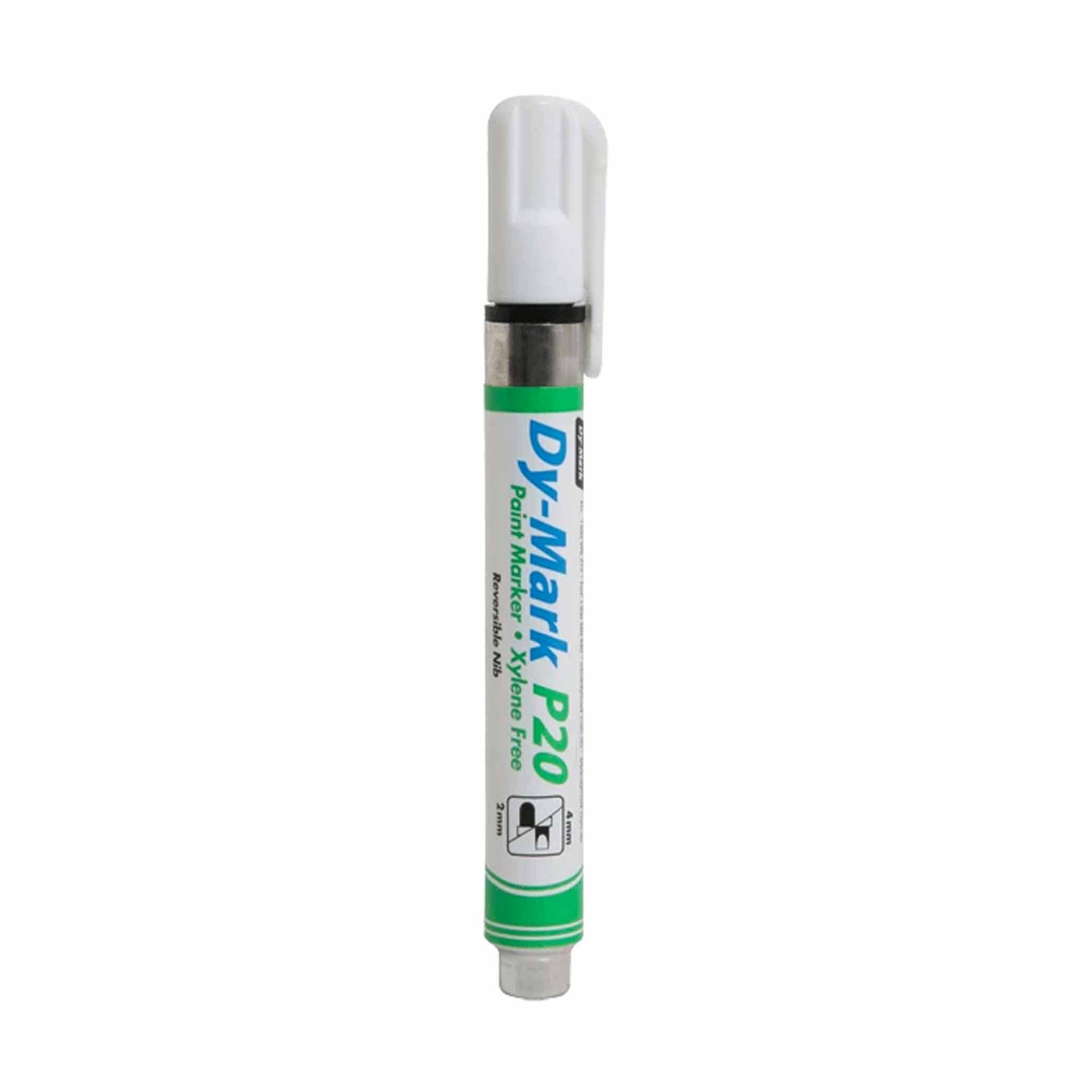 white dymark paint marker