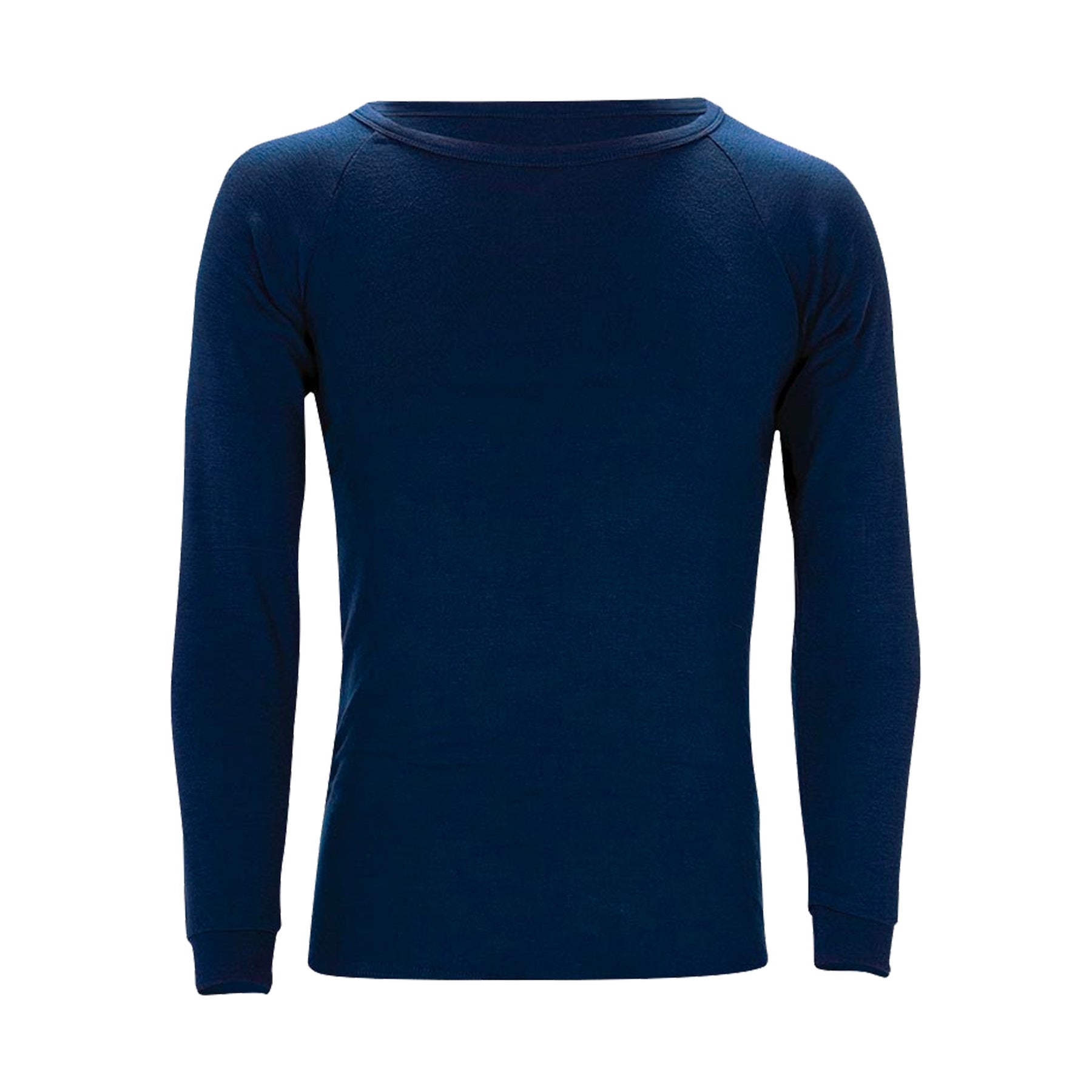 thermal polypropylene long sleeve top in navy